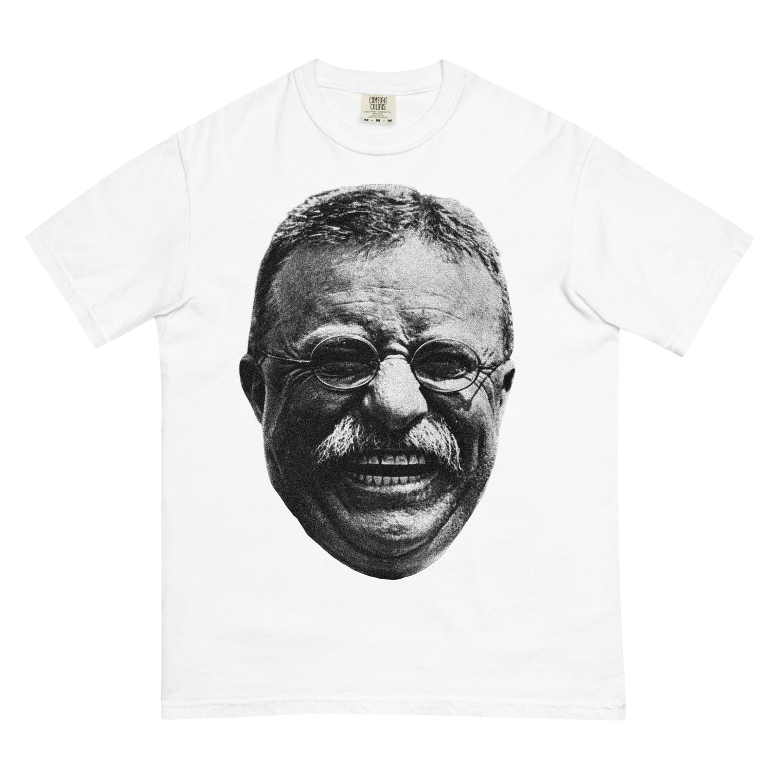 Teddy Roosevelt Laugh Garment-dyed Heavyweight Tee