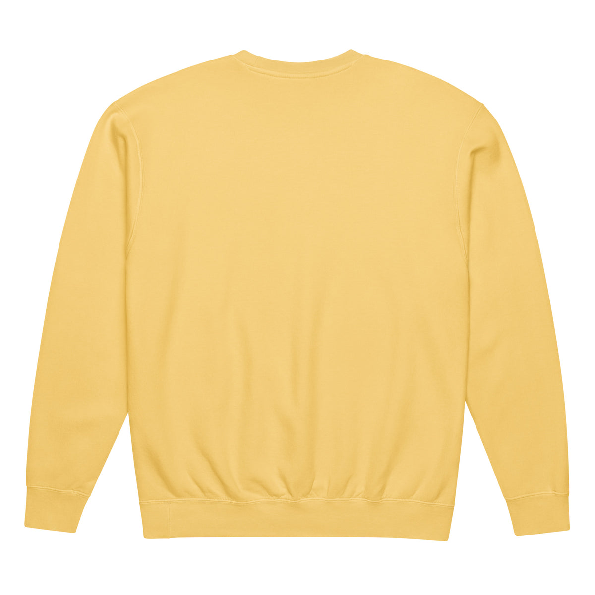 Yellow sweatshirt on a white background
