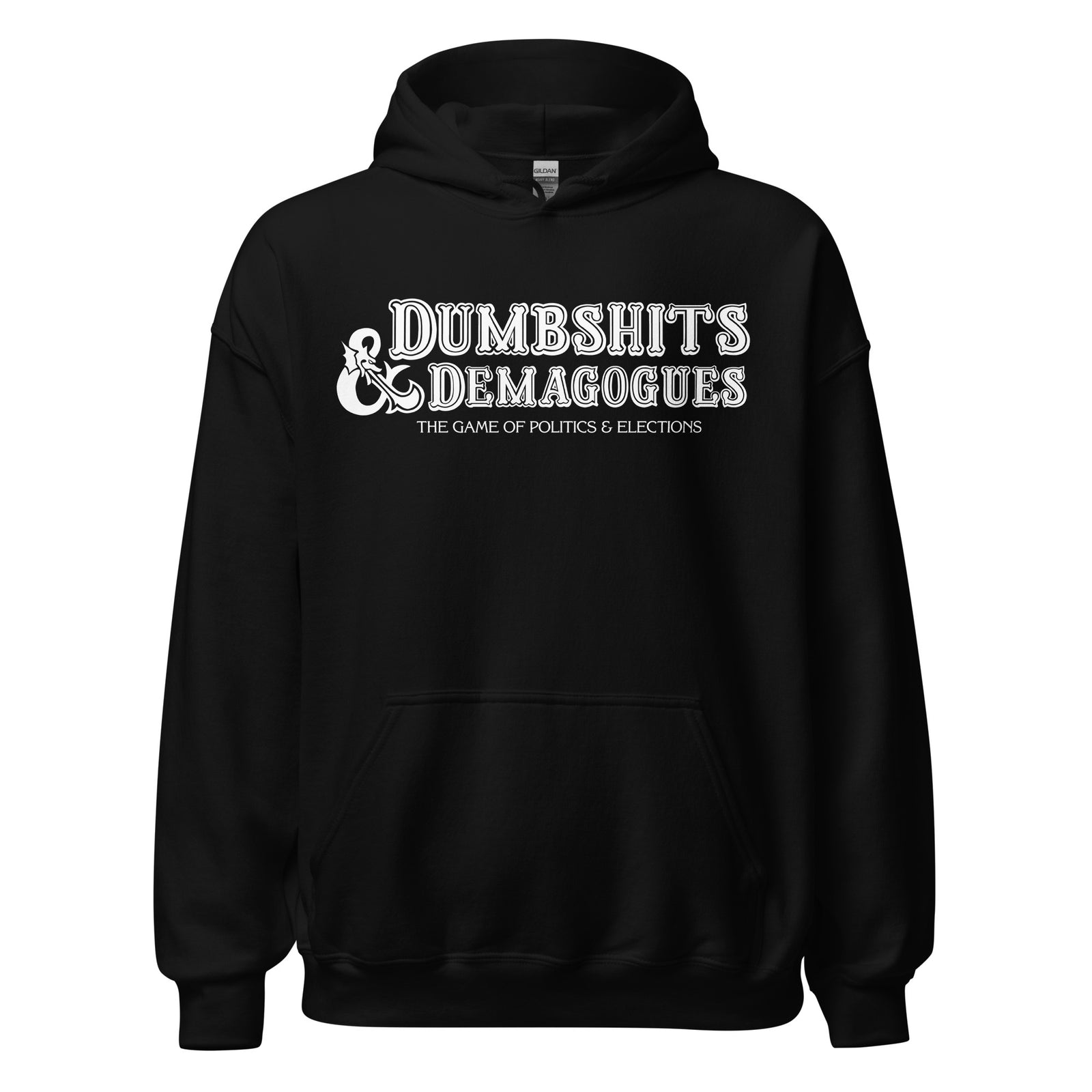 D&D Politics Satire Embroidered Hoodie