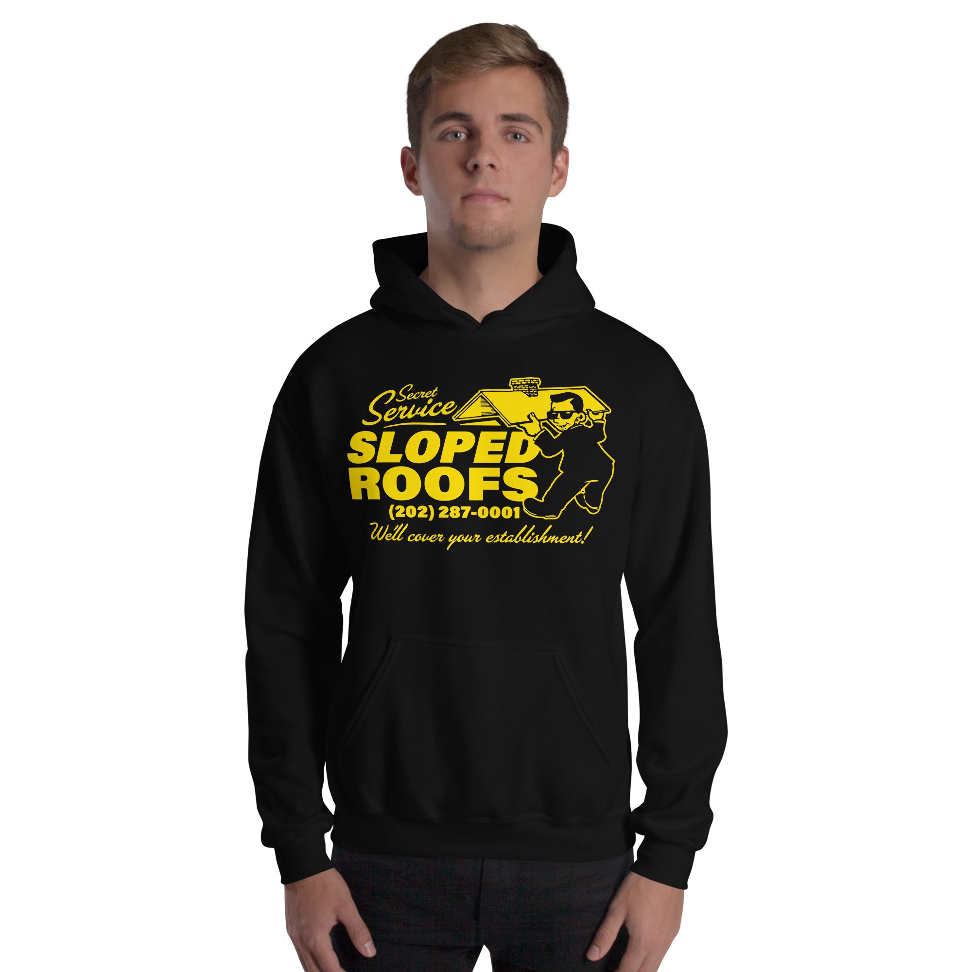 Secret Service Sloped Roofs Hoodie