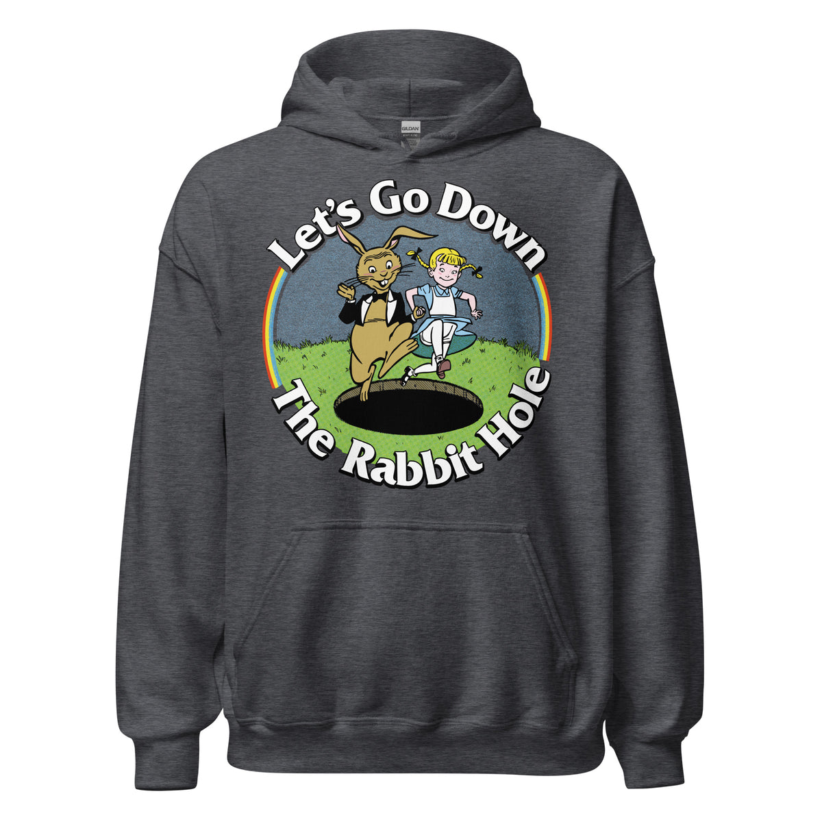 Let&#39;s Go Down the Rabbit Hole Unisex Hoodie