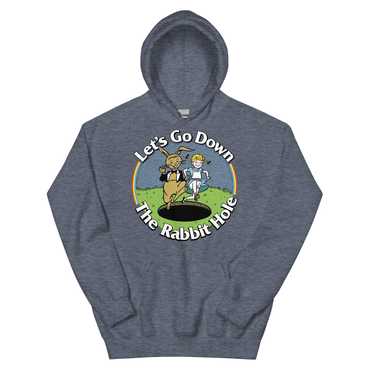 Let&#39;s Go Down the Rabbit Hole Unisex Hoodie