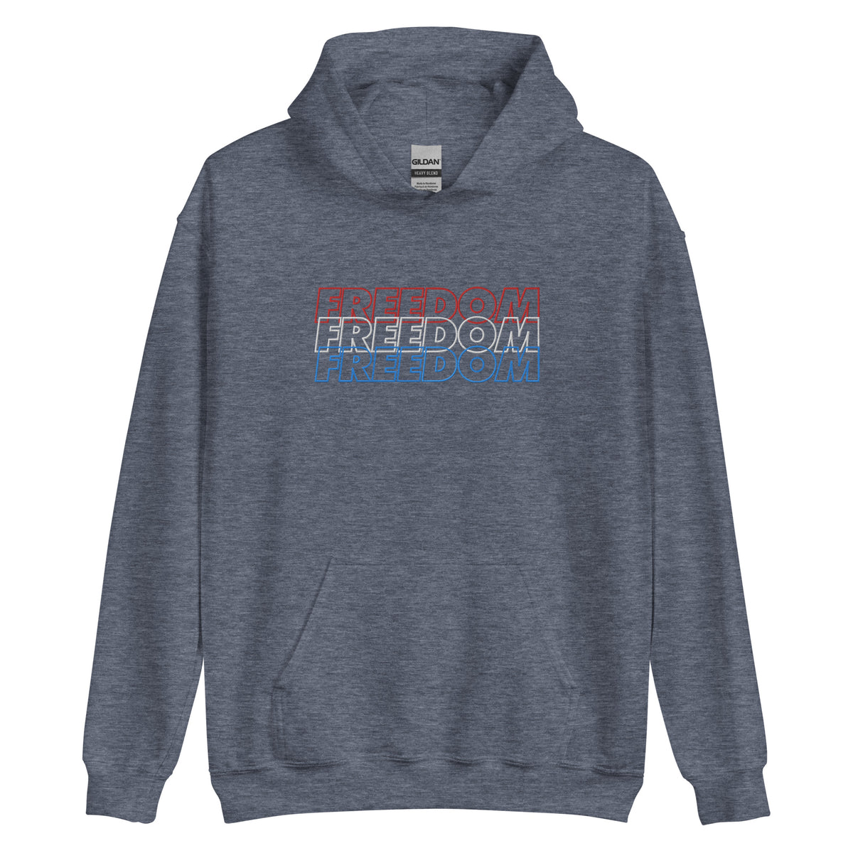 Freedom Stack Embroidered Hoodie