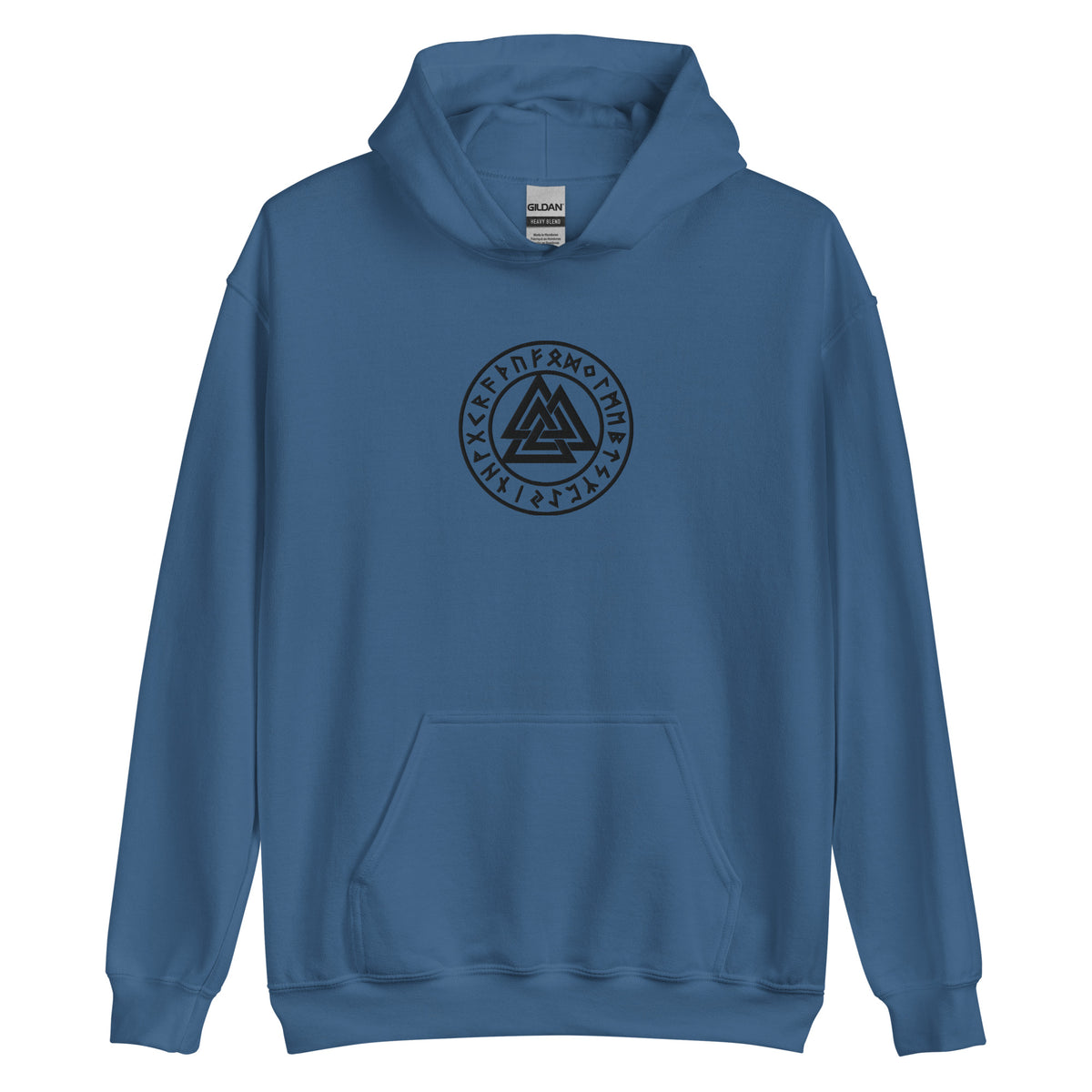 Valknut Embroidered Heavyweight Hoodie Sweatshirt