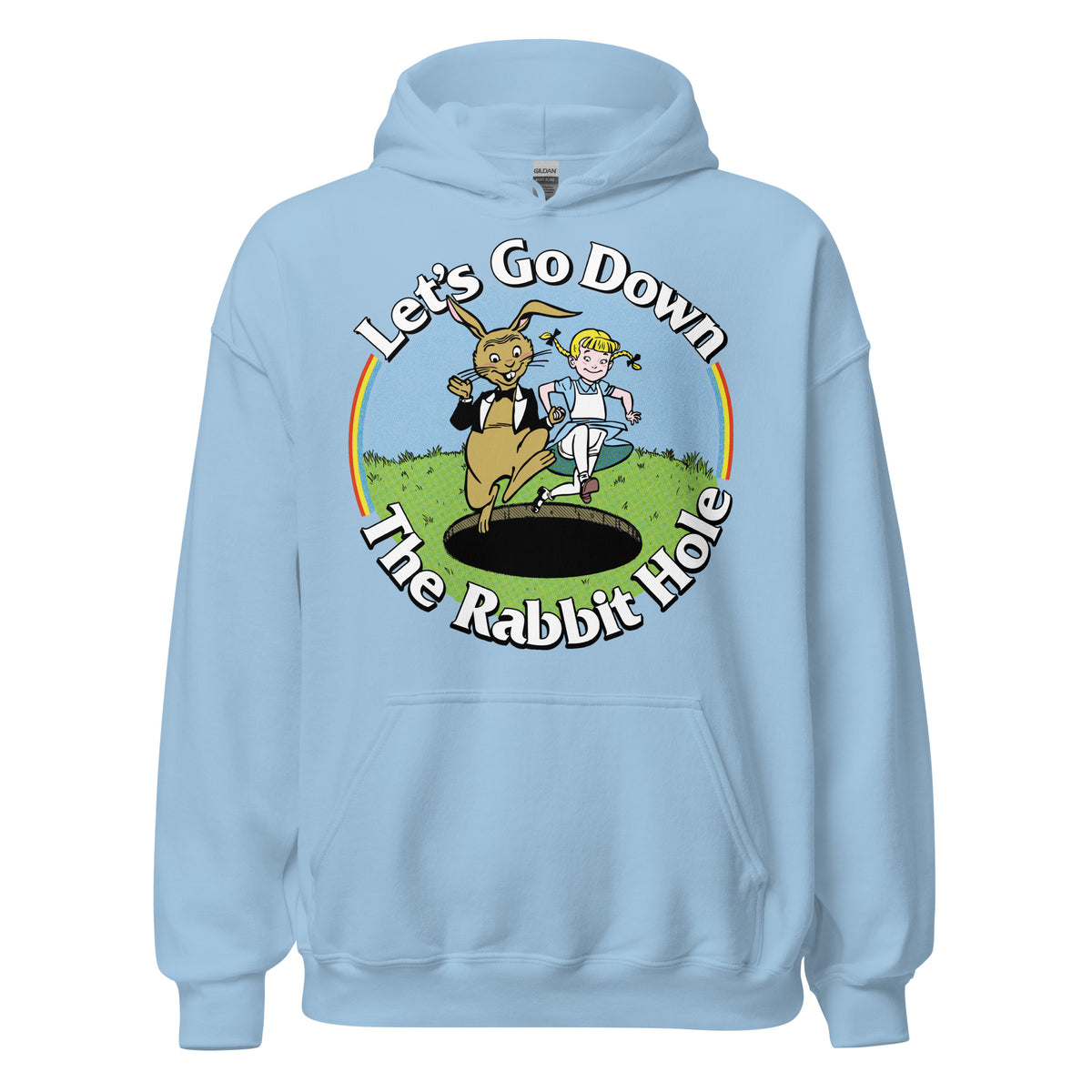 Let&#39;s Go Down the Rabbit Hole Unisex Hoodie