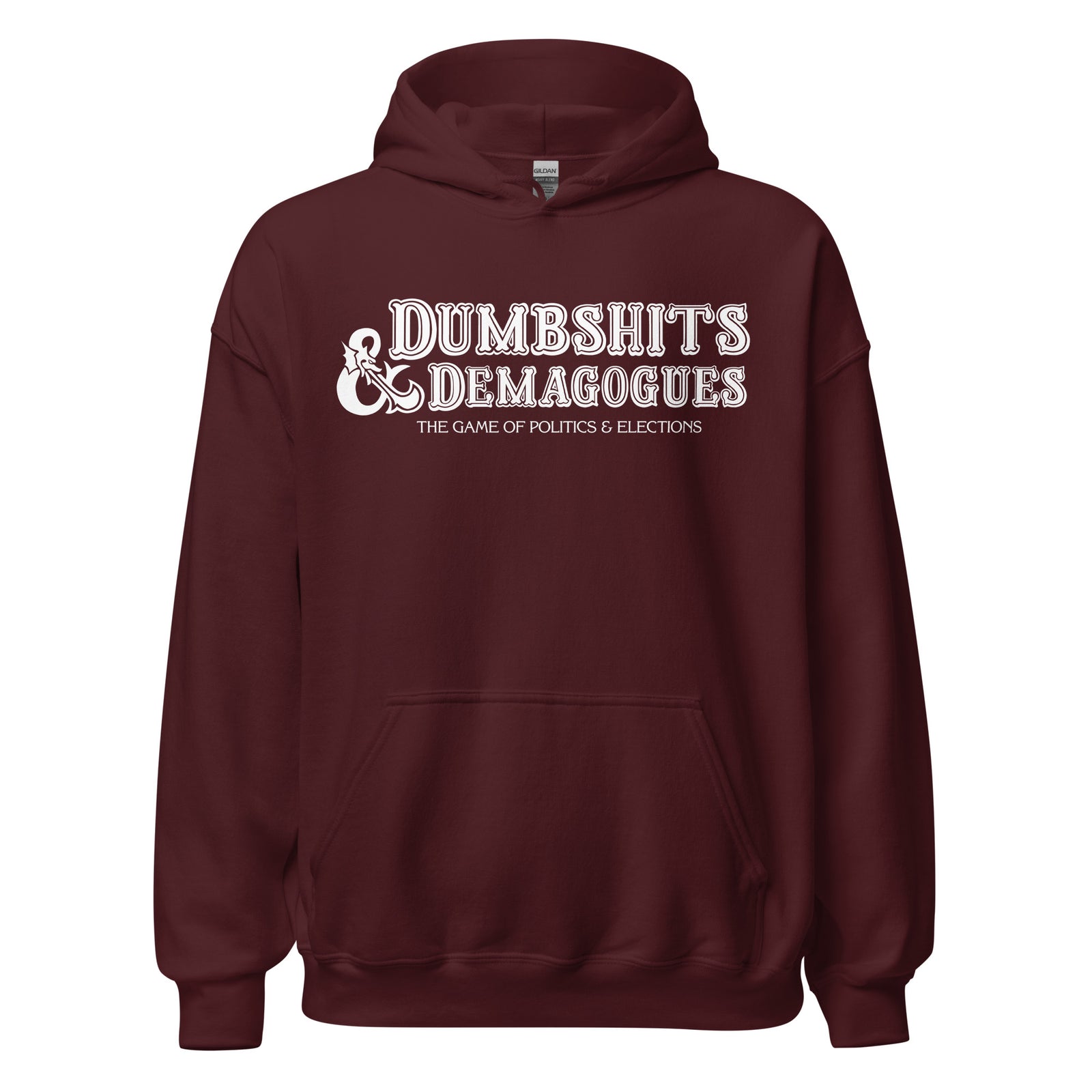 D&D Politics Satire Embroidered Hoodie