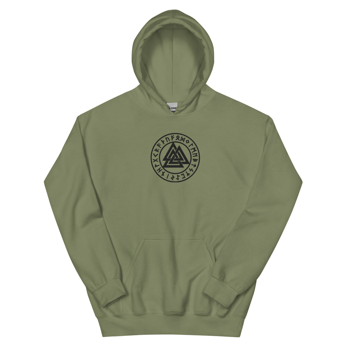 Valknut Embroidered Heavyweight Hoodie Sweatshirt