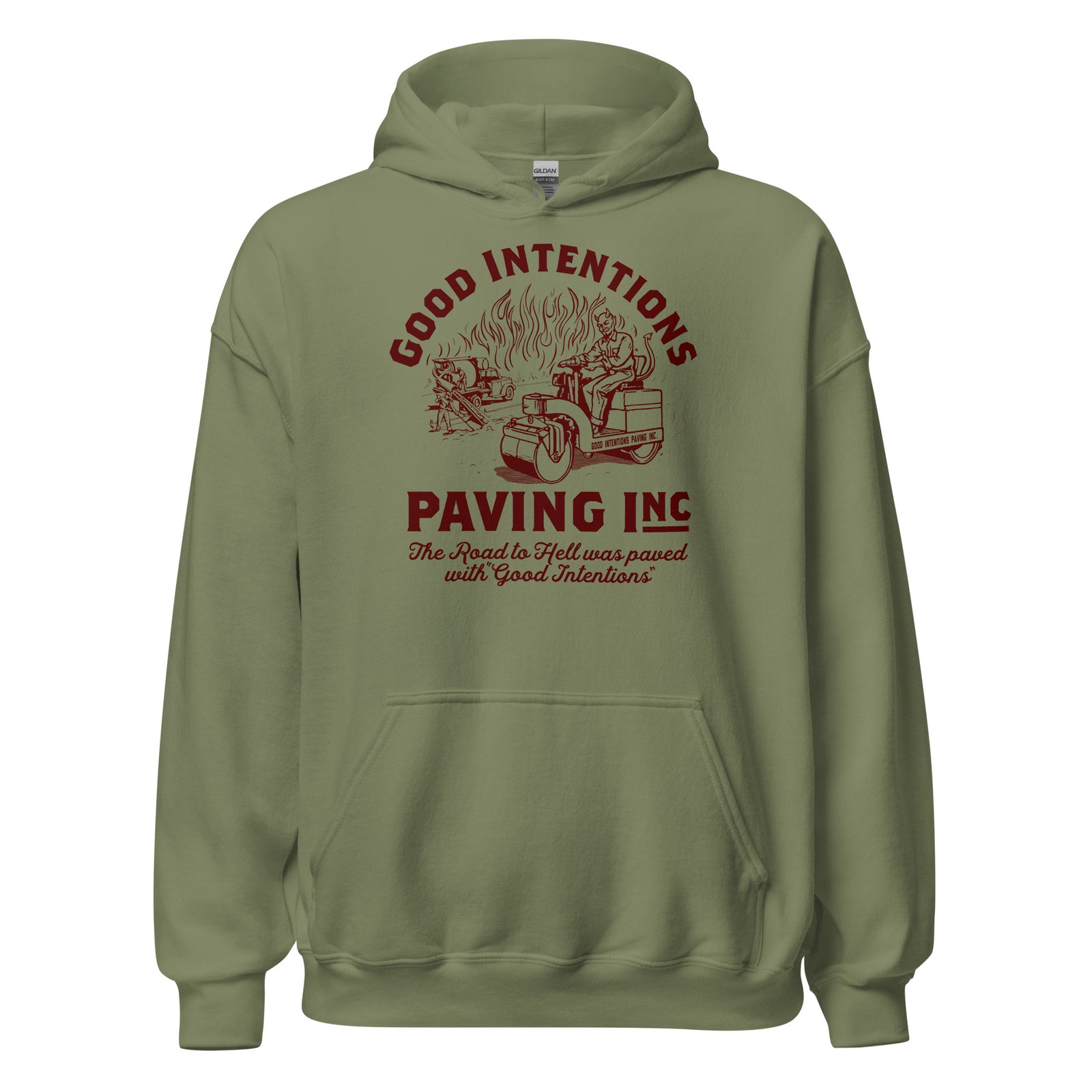 Good Intentions Paving Company Pullover Hoodie Sweatshirt