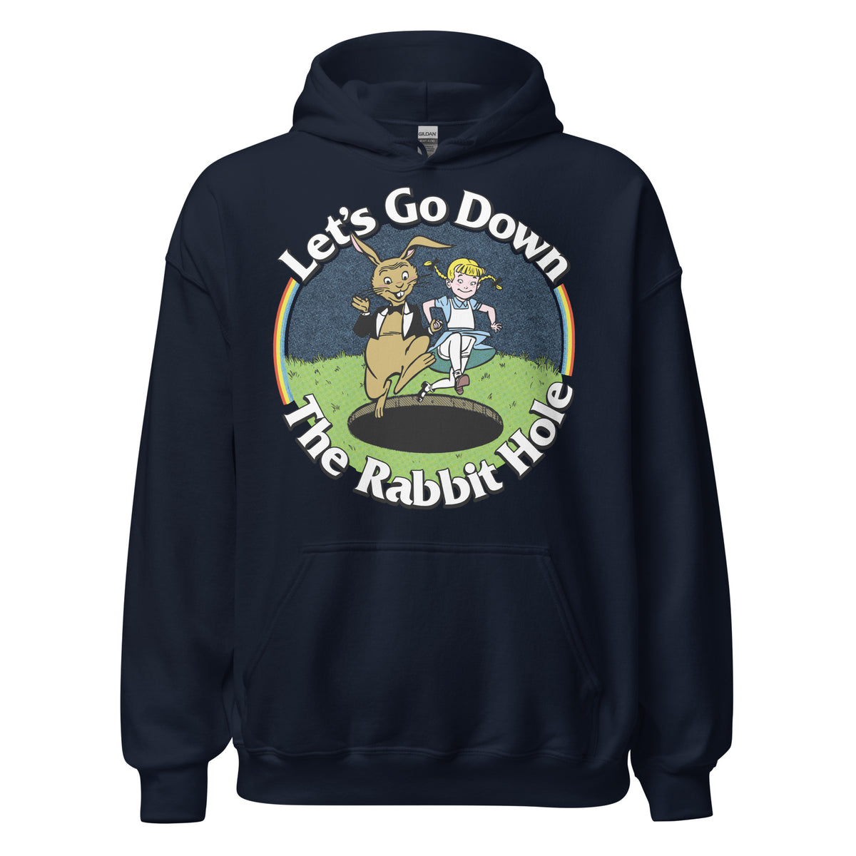 Let&#39;s Go Down the Rabbit Hole Unisex Hoodie