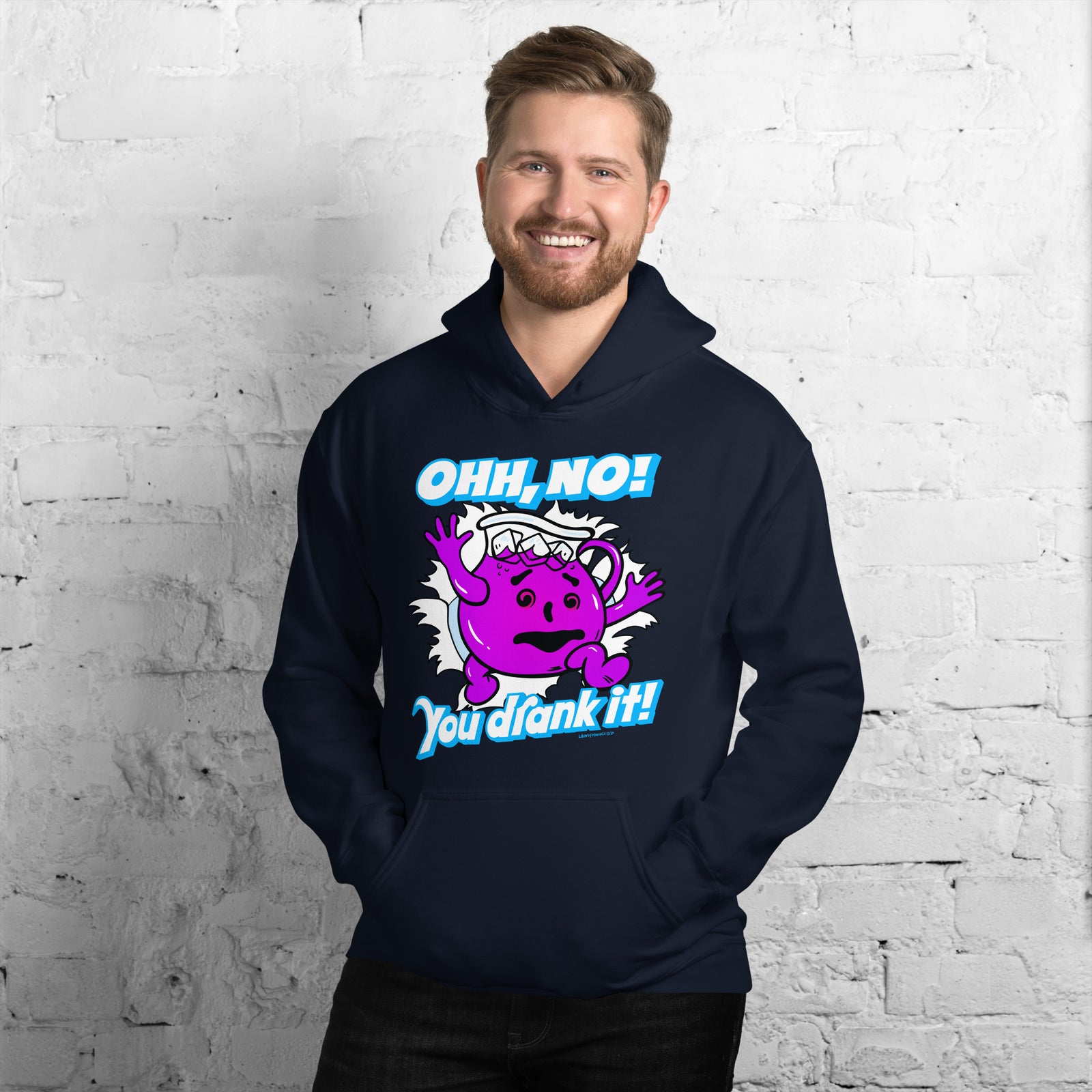 Oh No, You Drank It! Parody Pullover Hoodie