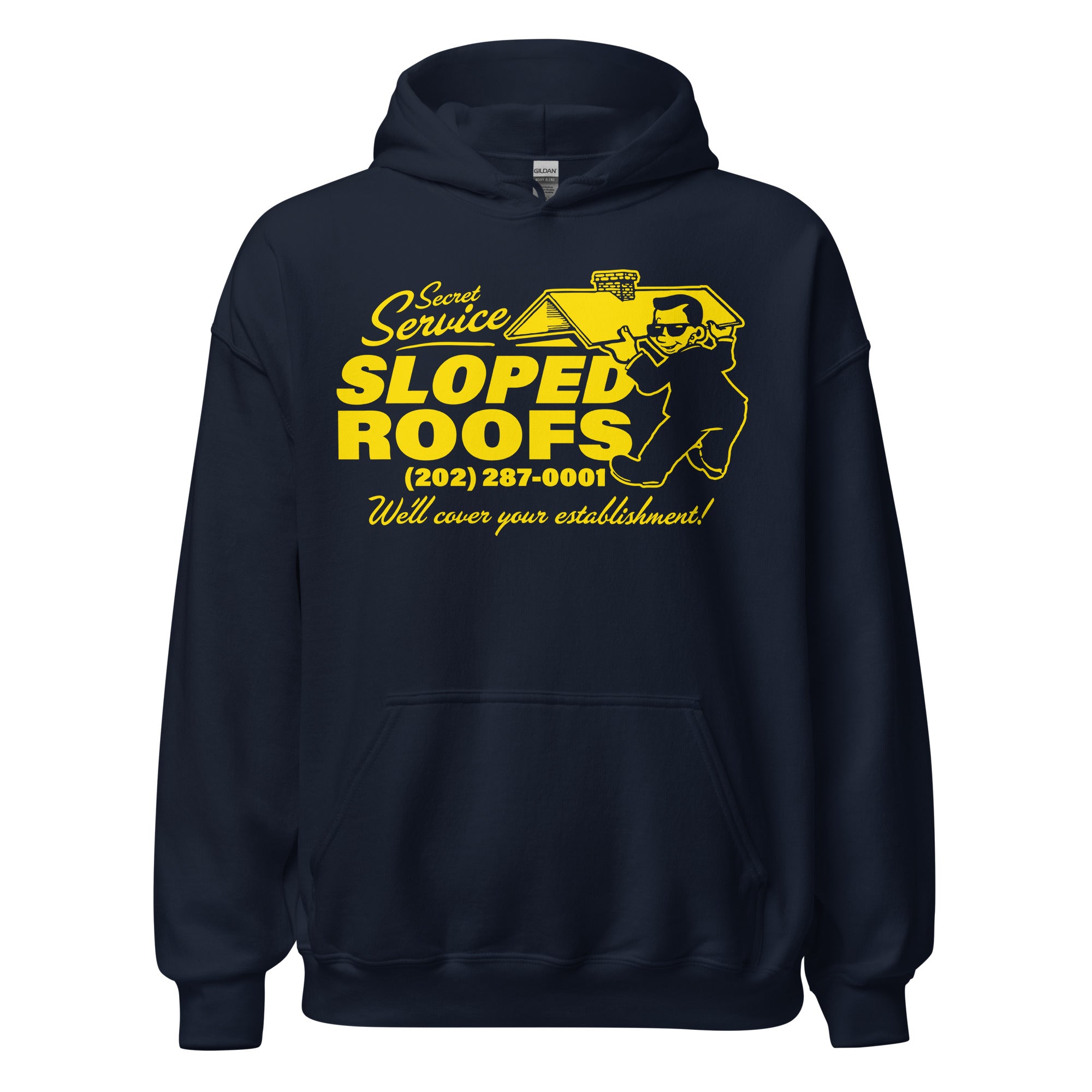 Secret Service Sloped Roofs Hoodie