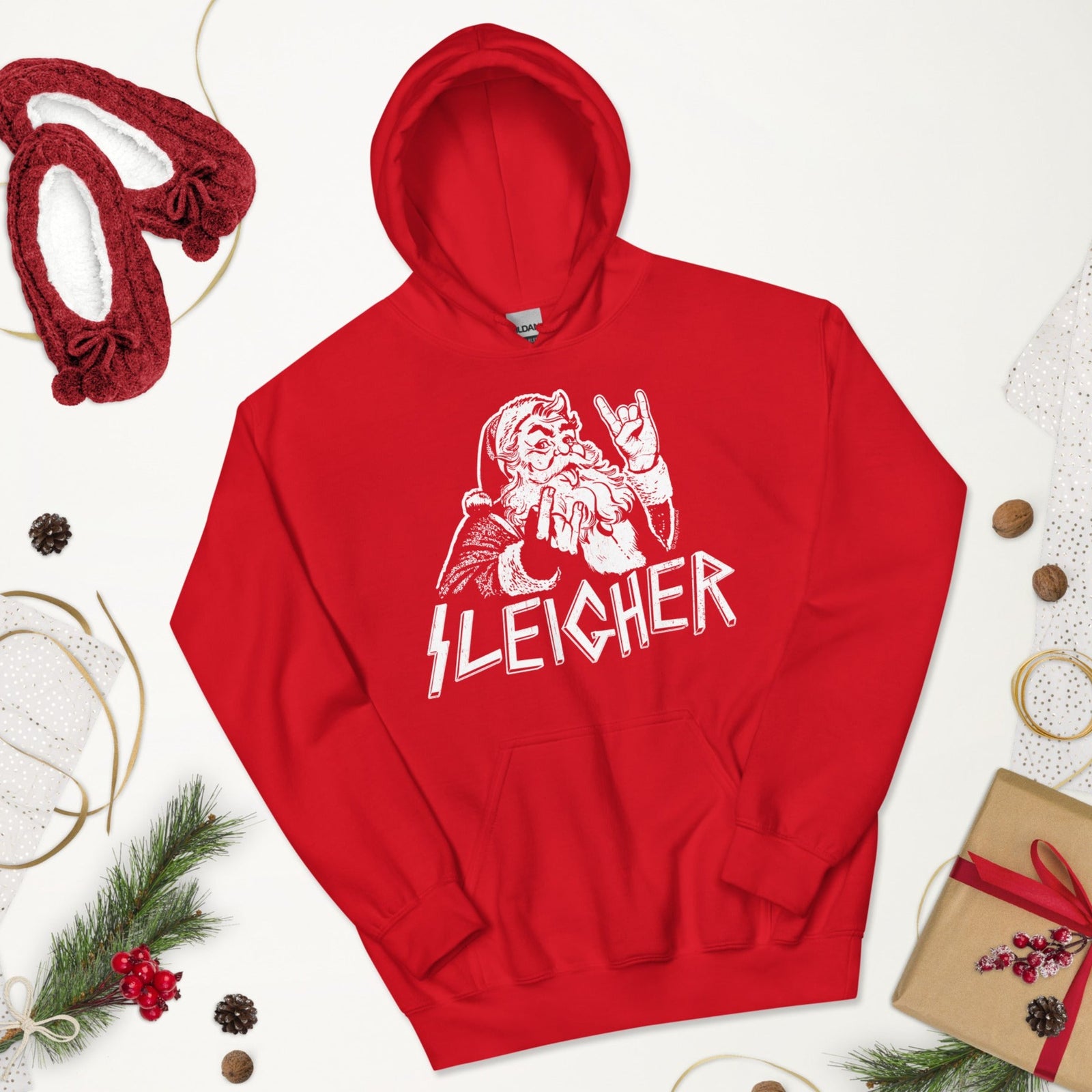 Sleigher Santa Hoodie