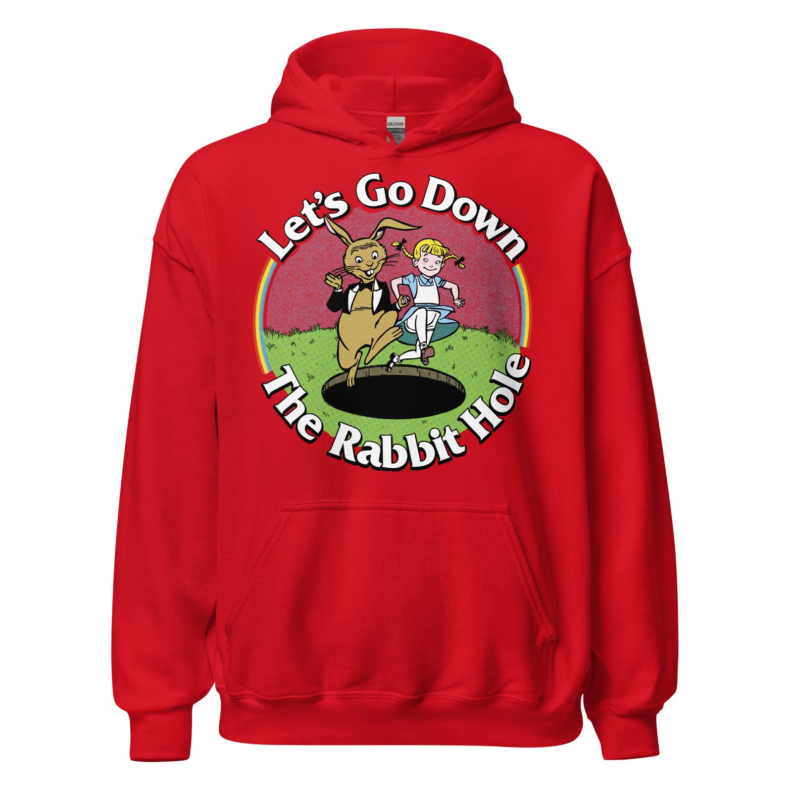 Let's Go Down the Rabbit Hole Unisex Hoodie