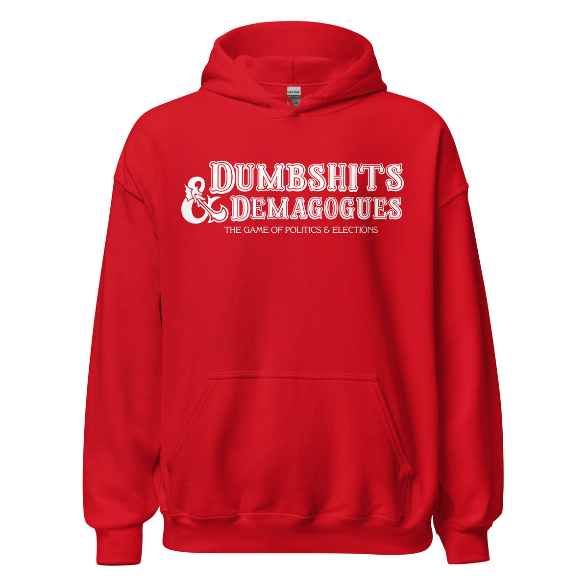 D&amp;D Politics Satire Embroidered Hoodie