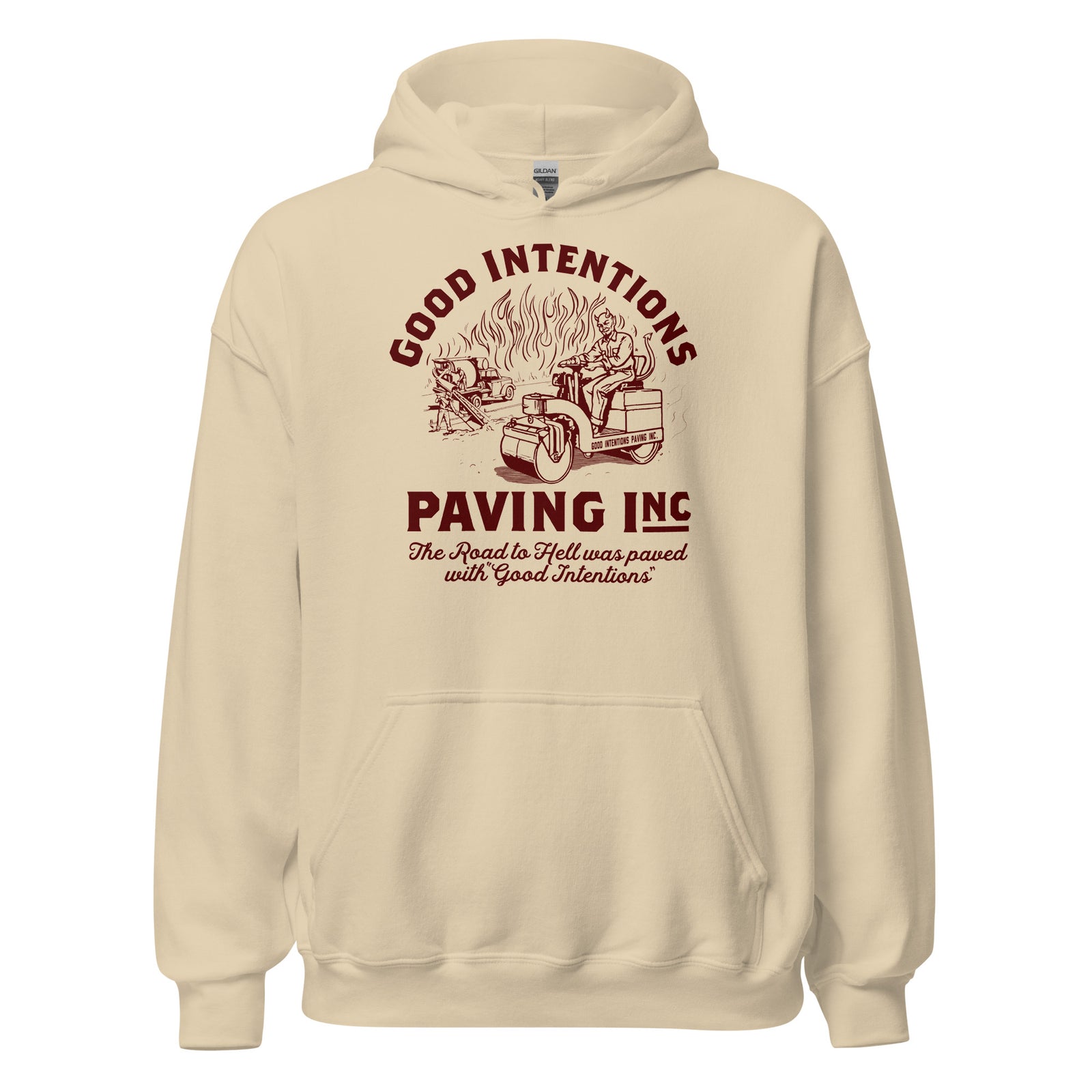Good Intentions Paving Company Pullover Hoodie Sweatshirt