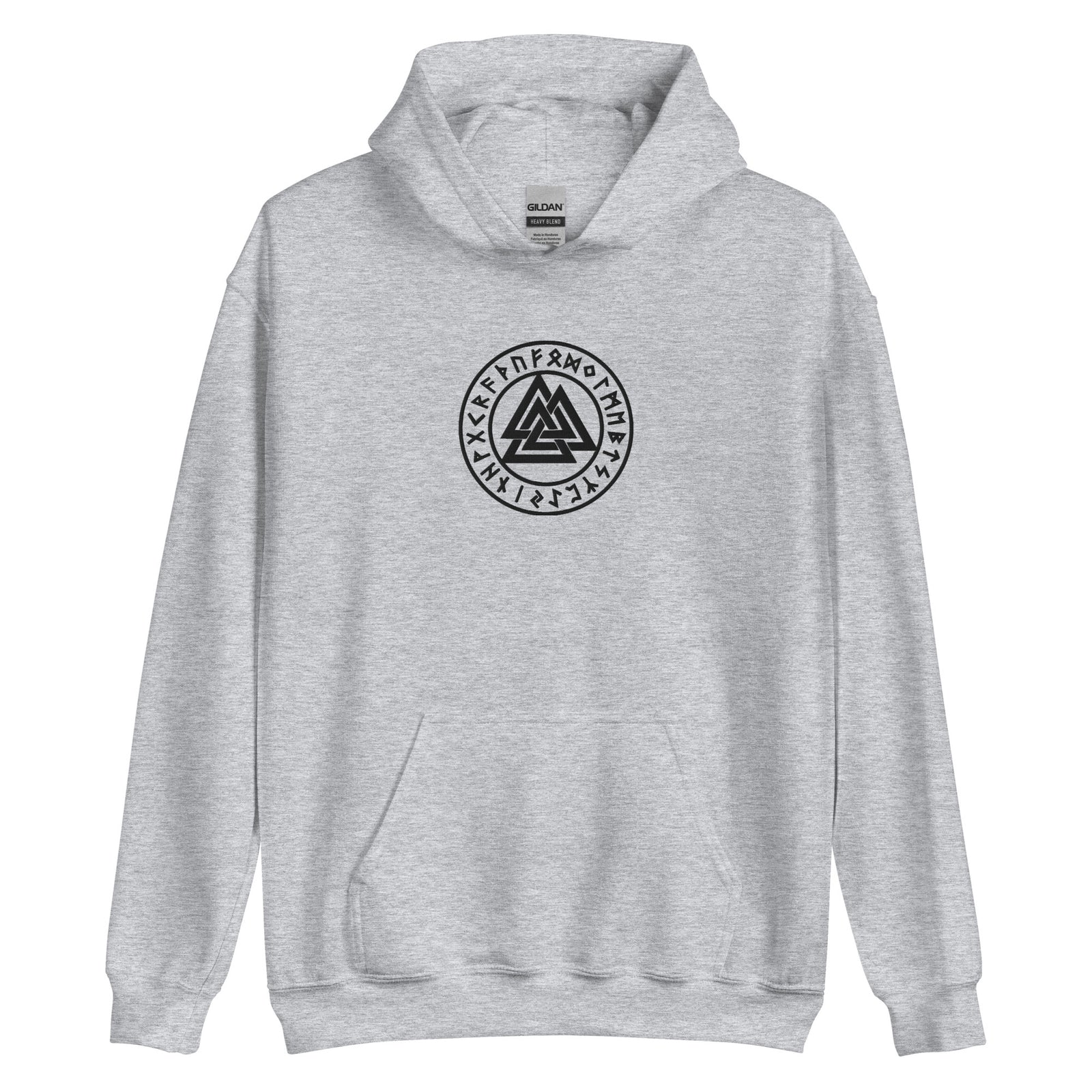 Valknut Embroidered Heavyweight Hoodie Sweatshirt