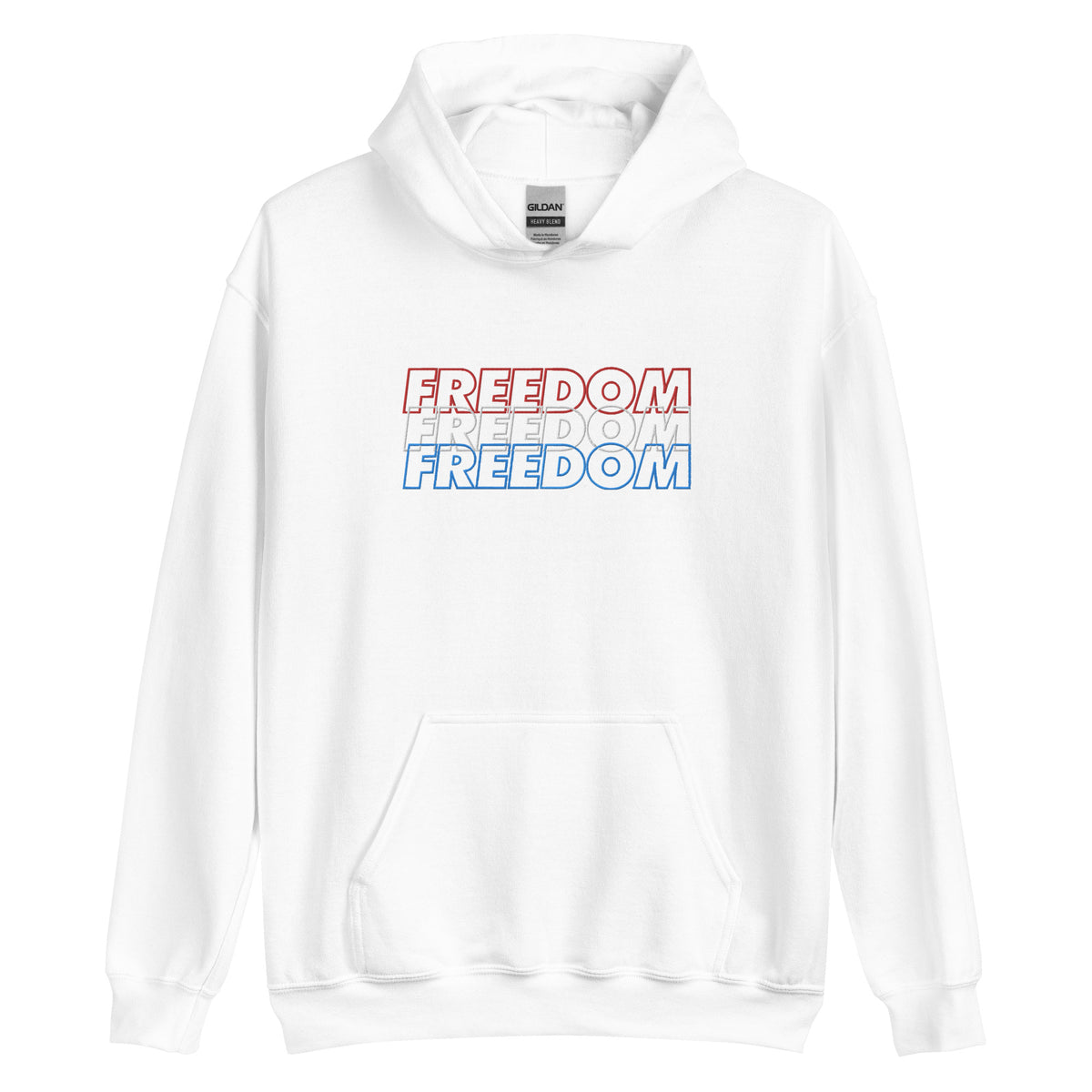 Freedom Stack Embroidered Hoodie