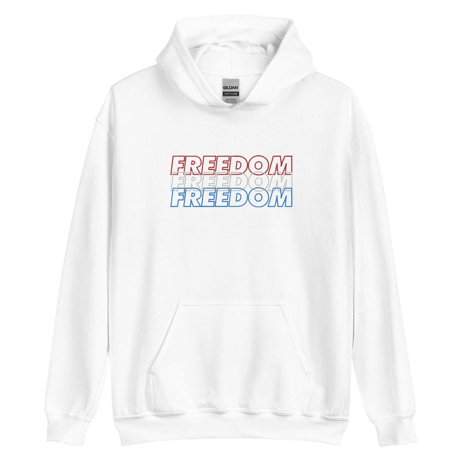 Freedom Stack Embroidered Hoodie