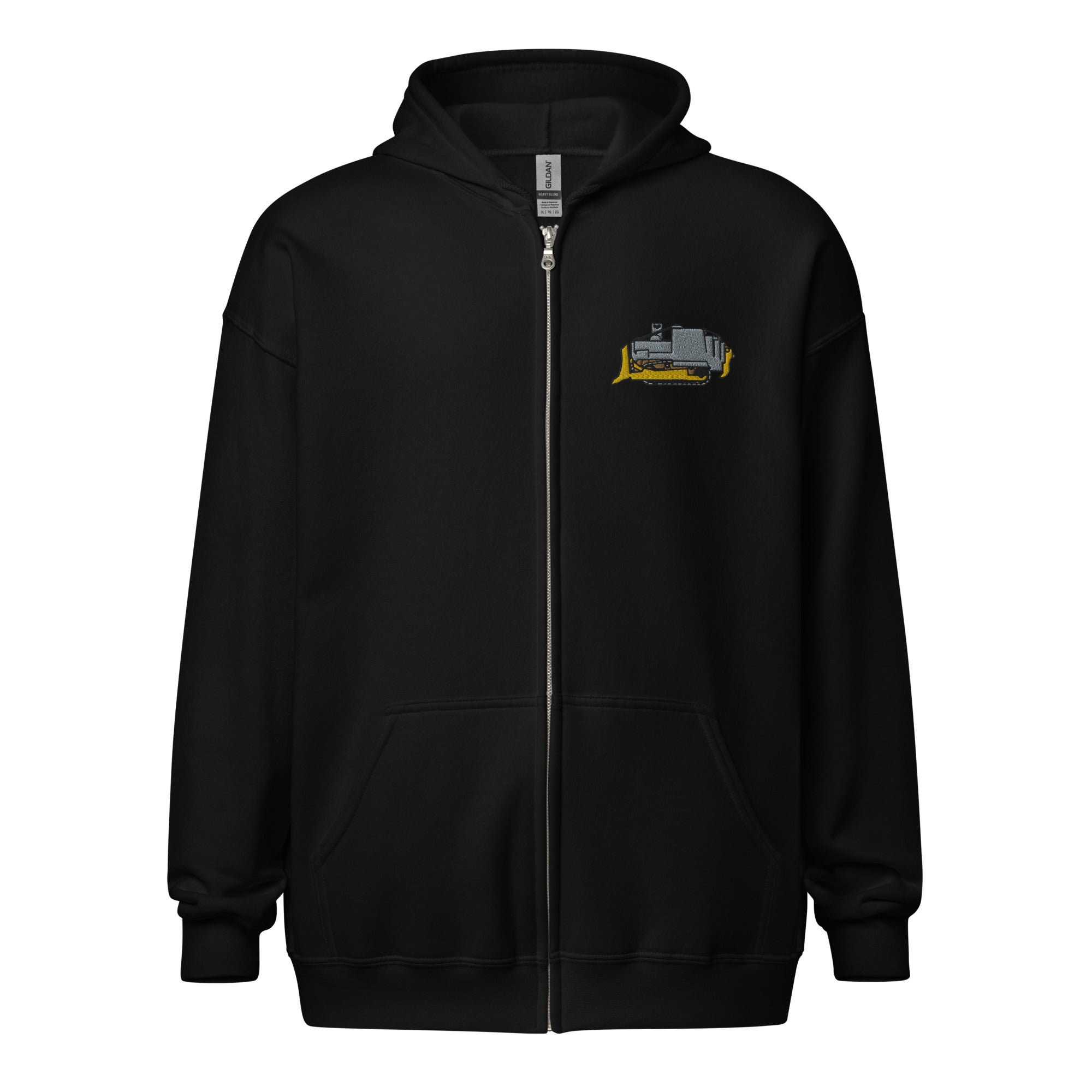 The Killdozer Embroidered Heavy Blend Zip Hoodie