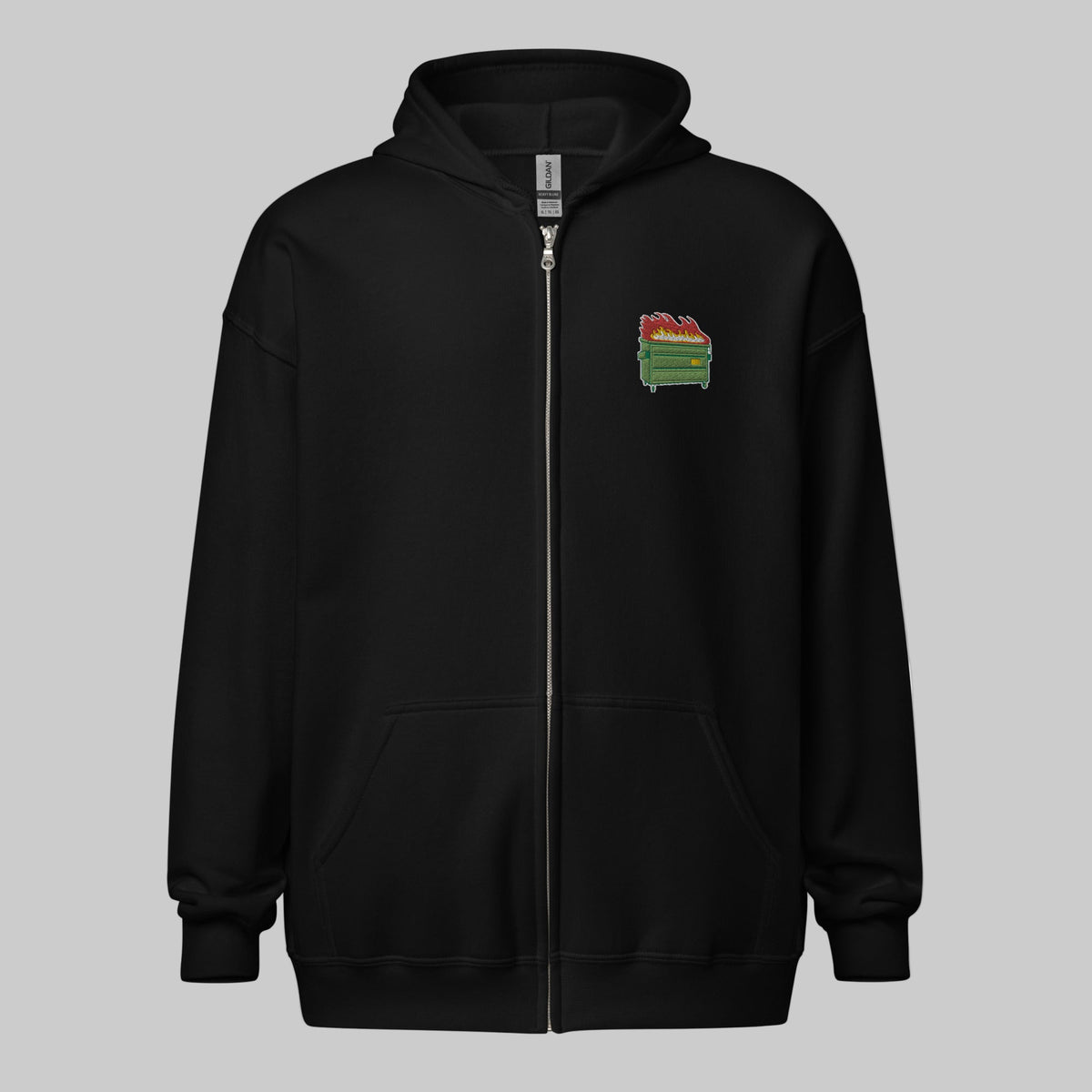 Dumpster Fire Zip Hoodie