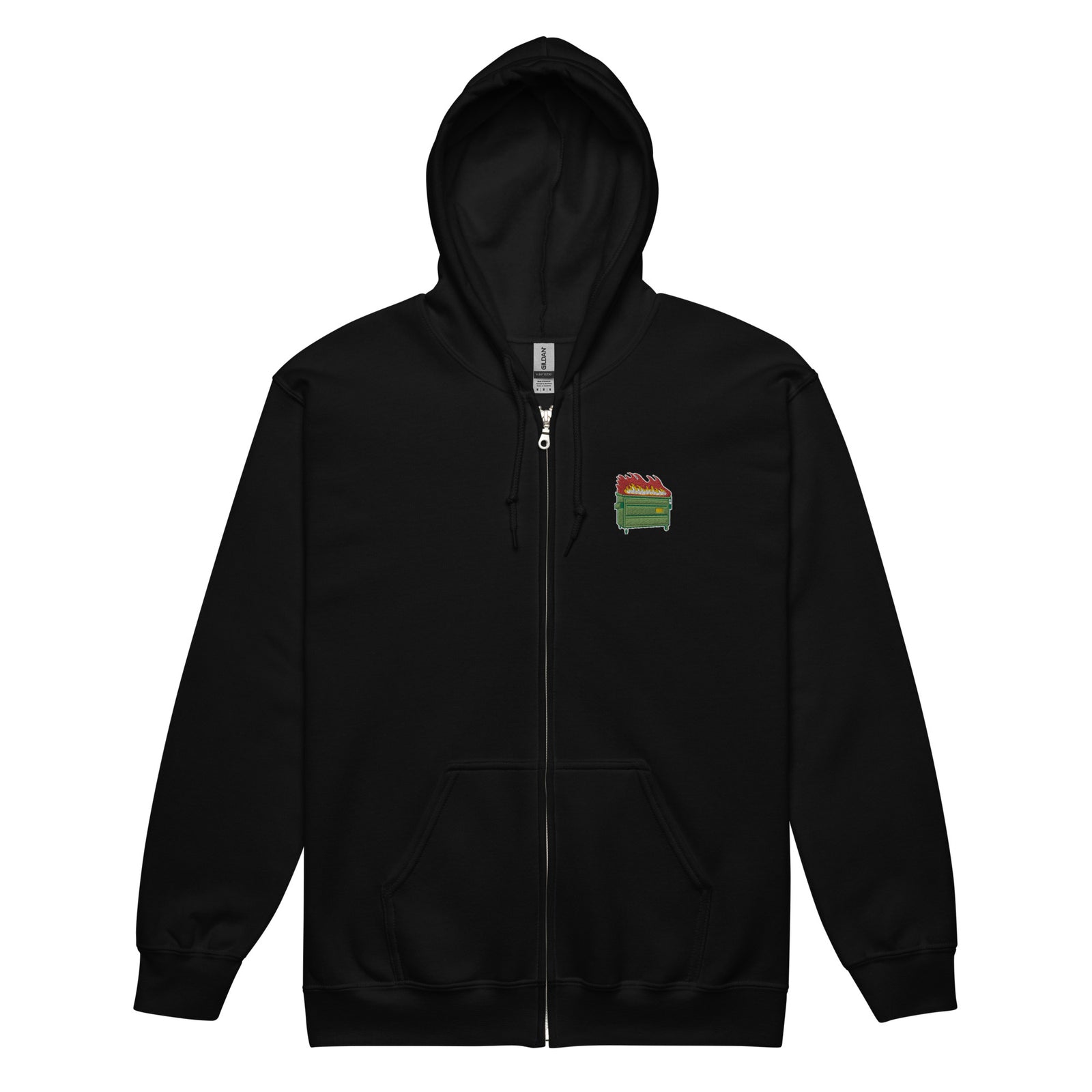 Dumpster Fire Zip Hoodie