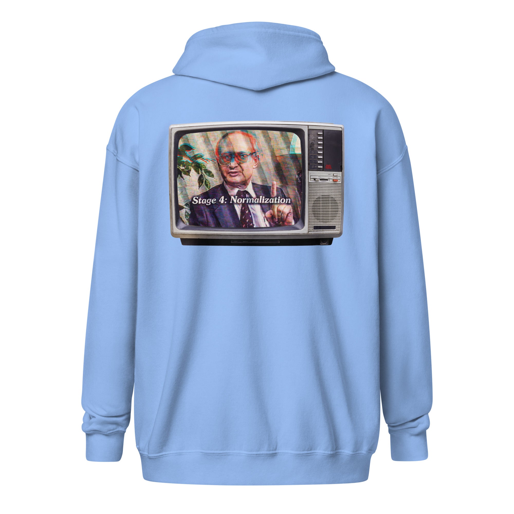Yuri Bezmenov The Fourth Stages of Ideological Subversion Heavy Blend Zip Hoodie
