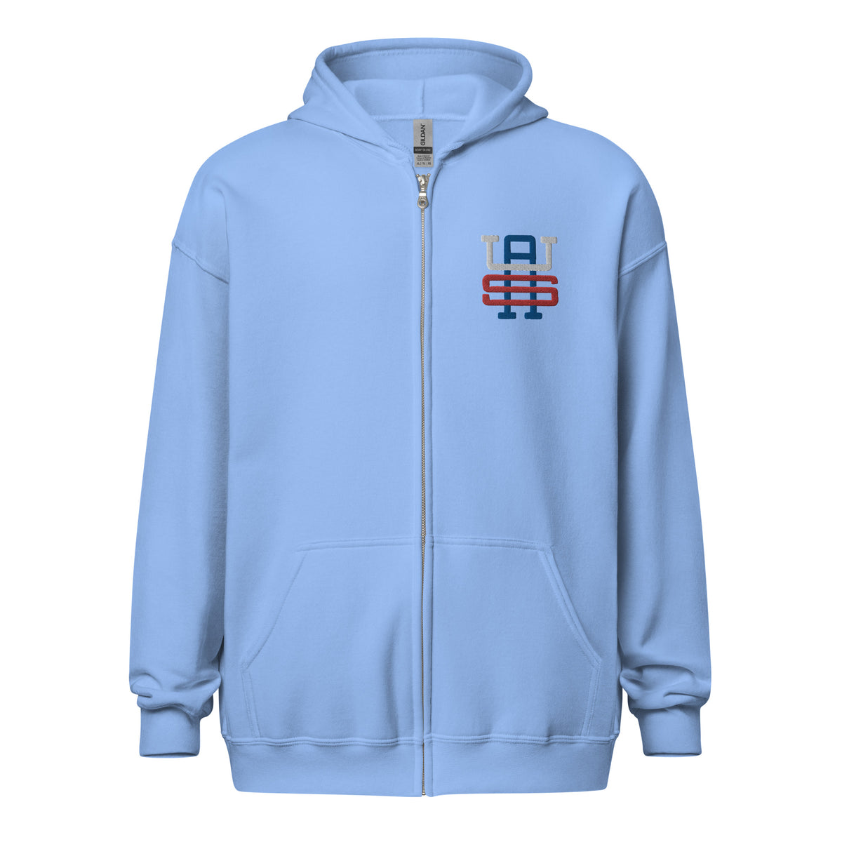 USA Monogram Embroidered Unisex Heavy Blend Zip Hoodie