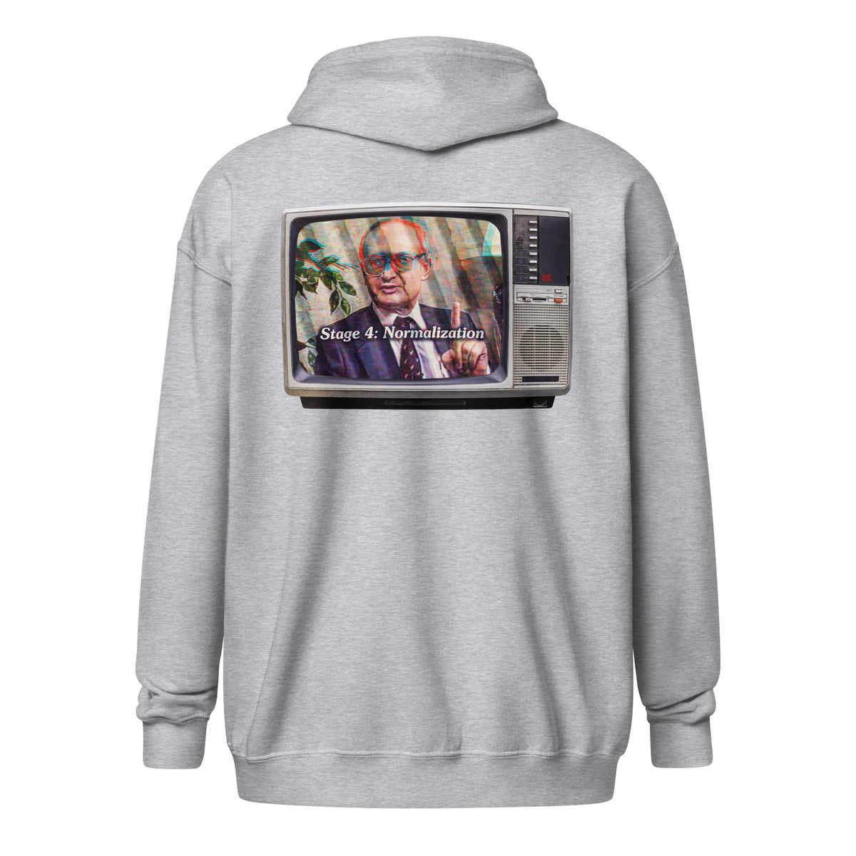 Yuri Bezmenov The Fourth Stages of Ideological Subversion Heavy Blend Zip Hoodie