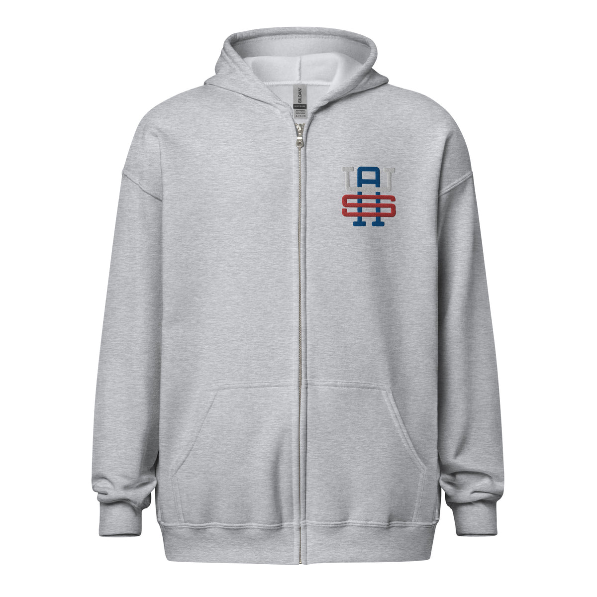 USA Monogram Embroidered Unisex Heavy Blend Zip Hoodie