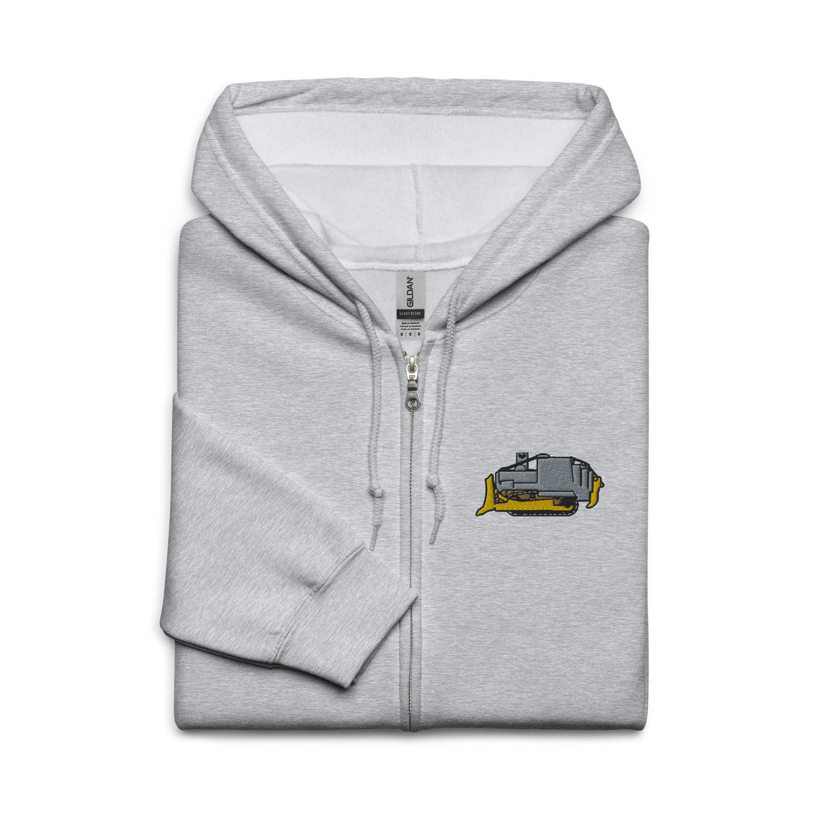 The Killdozer Embroidered Heavy Blend Zip Hoodie