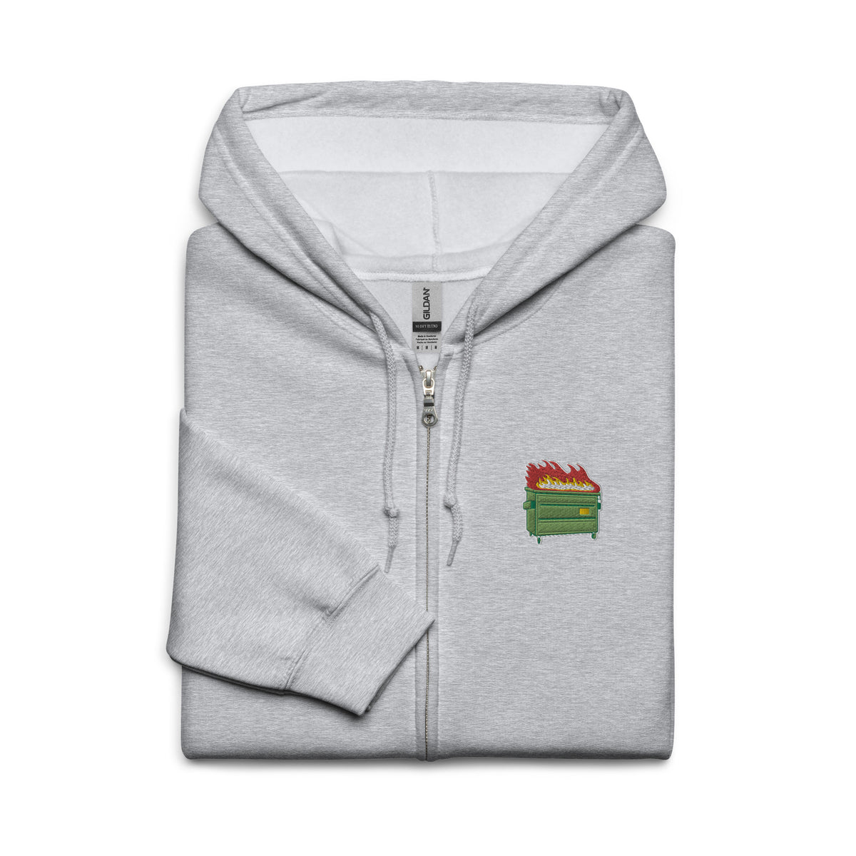 Dumpster Fire Zip Hoodie