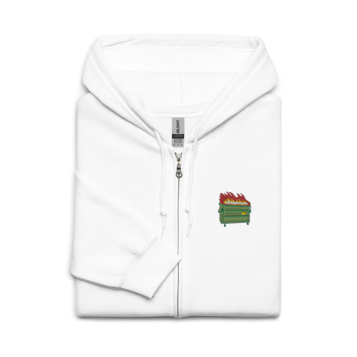 Dumpster Fire Zip Hoodie