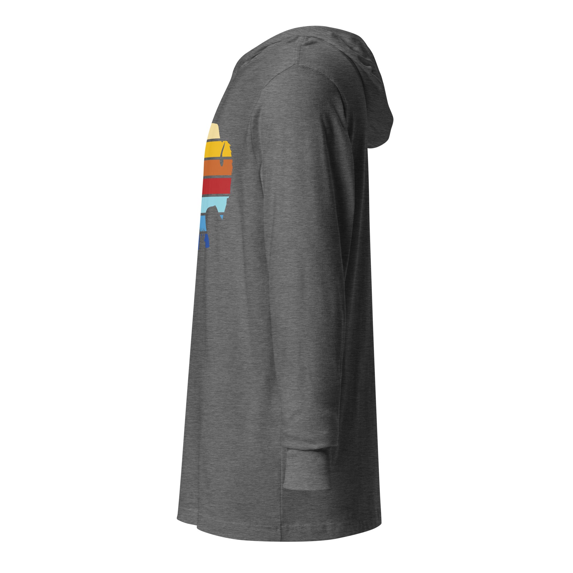 Liberty Maniacs Independent Bison Stack Hooded Long-Sleeve Tee