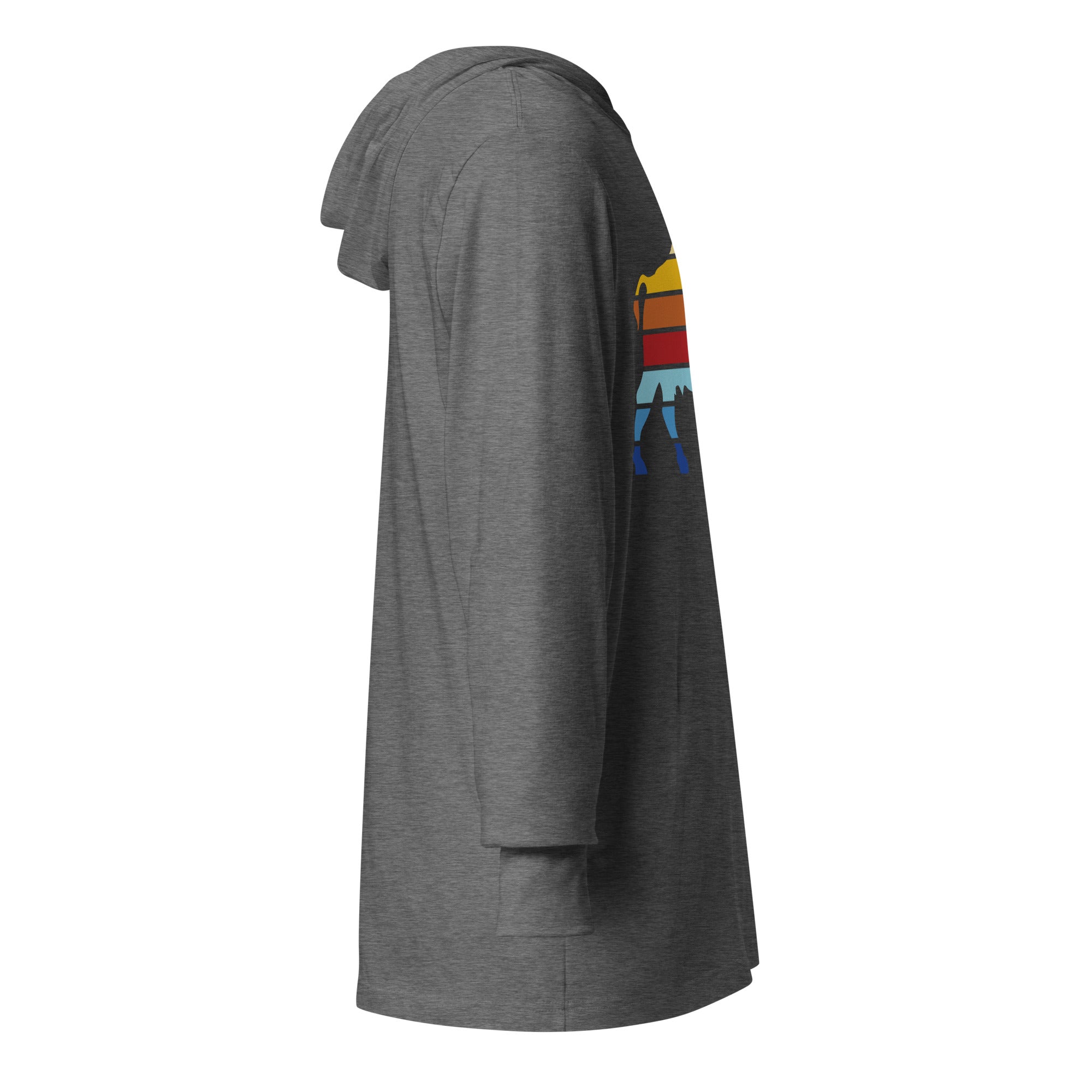 Liberty Maniacs Independent Bison Stack Hooded Long-Sleeve Tee