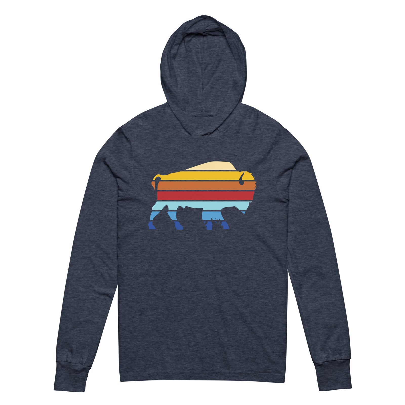 Liberty Maniacs Independent Bison Stack Hooded Long-Sleeve Tee