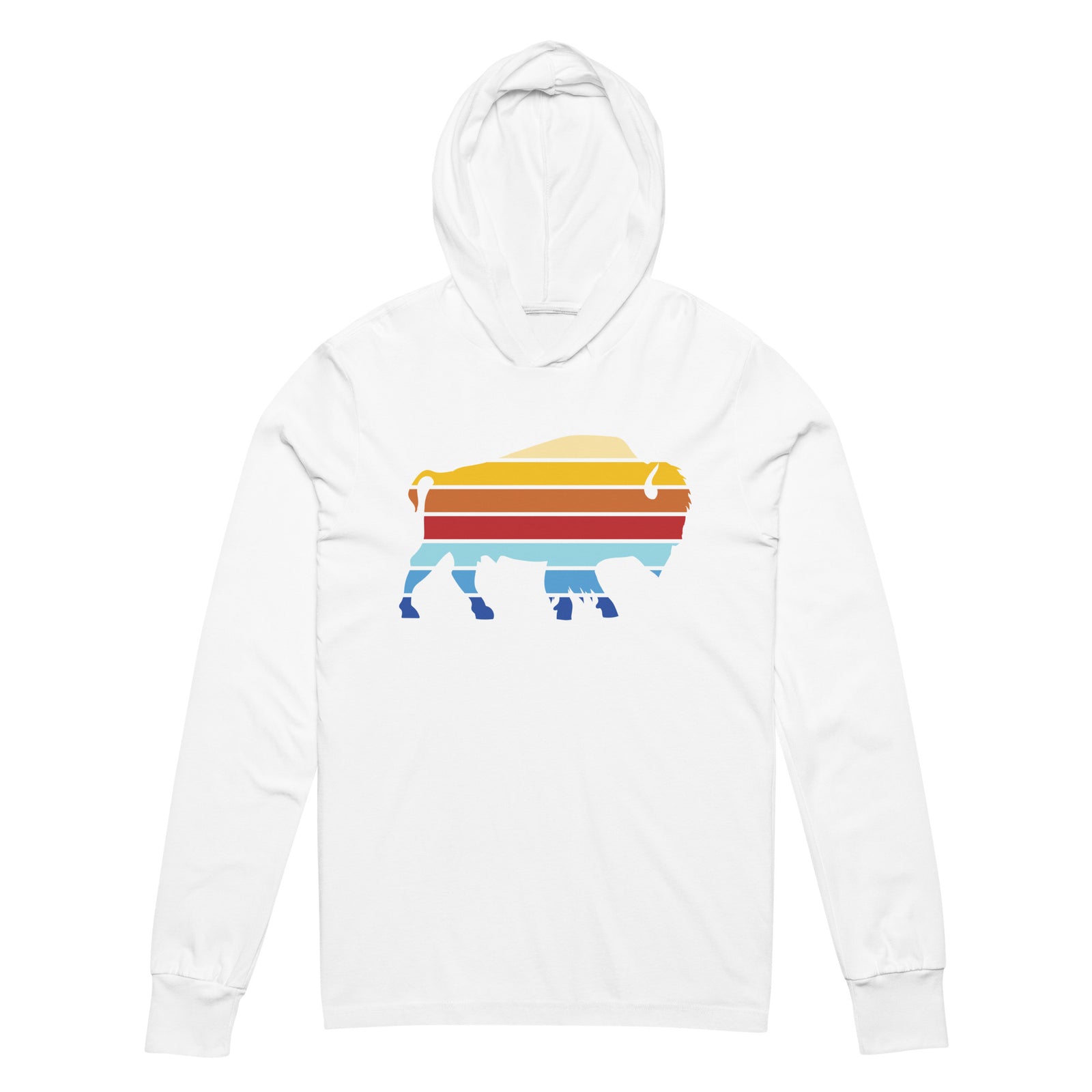 Liberty Maniacs Independent Bison Stack Hooded Long-Sleeve Tee