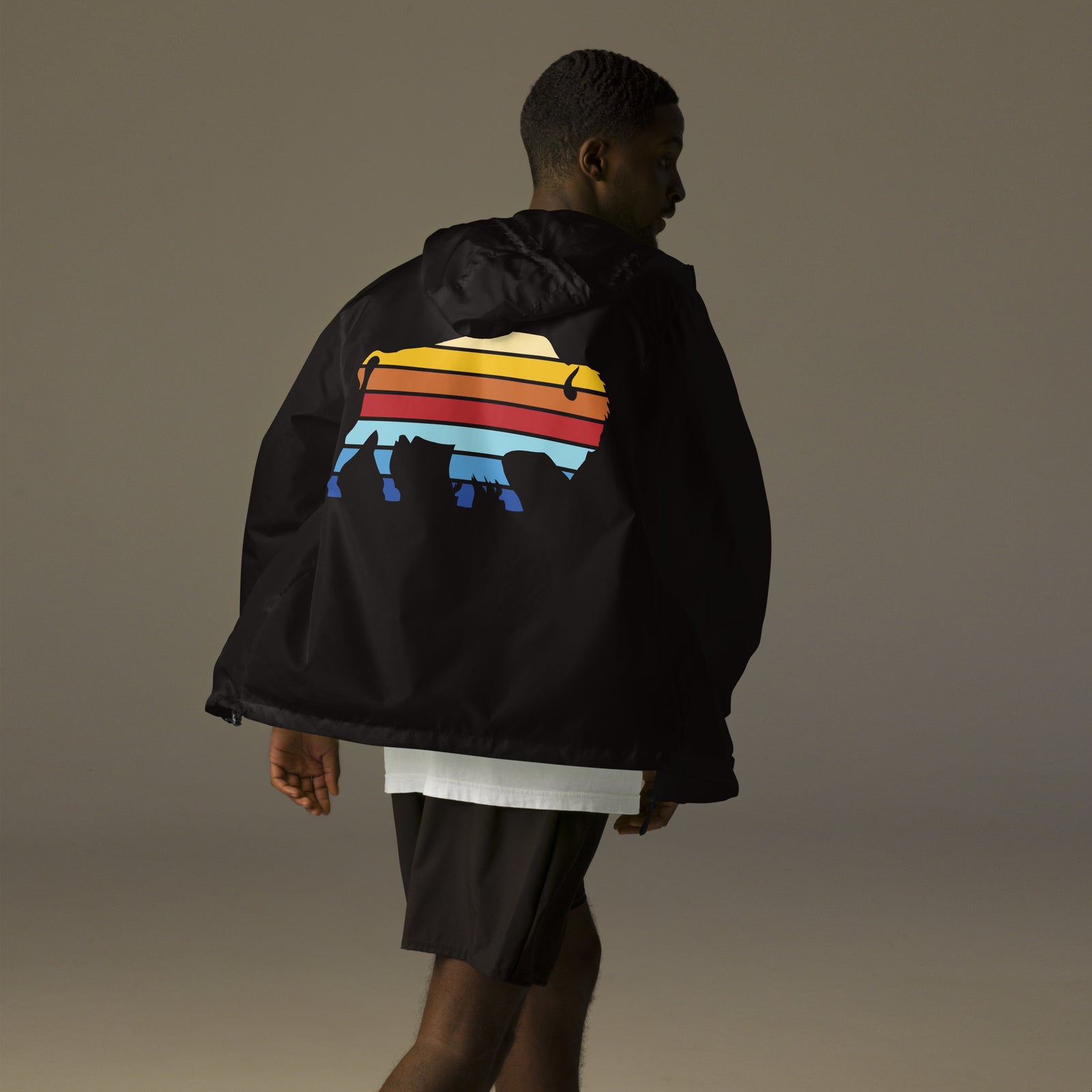 Bison Stack Lightweight Zip Windbreaker