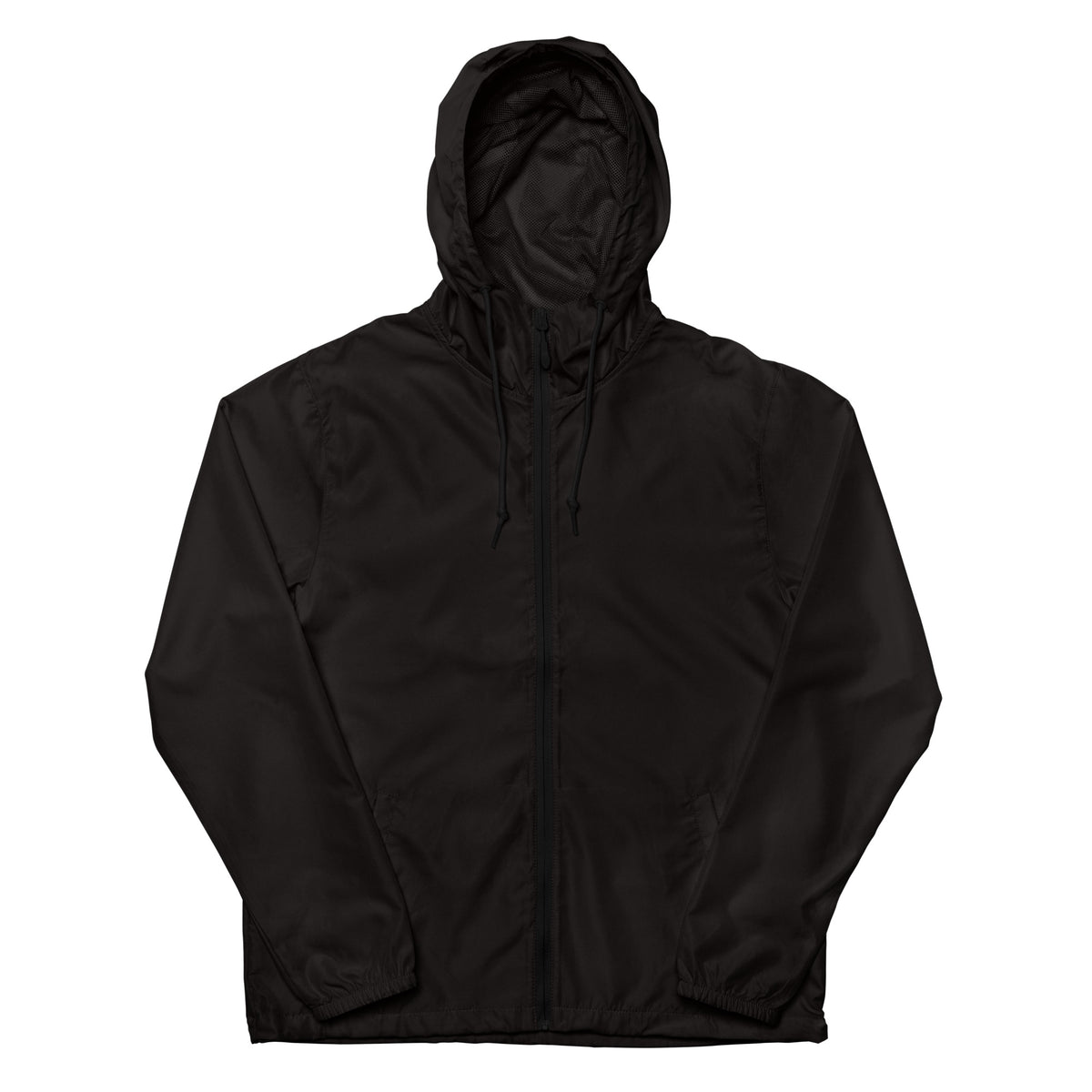 Independent Trading Company Lightweight Windbreaker Jacket, Black / Graphite / XL
