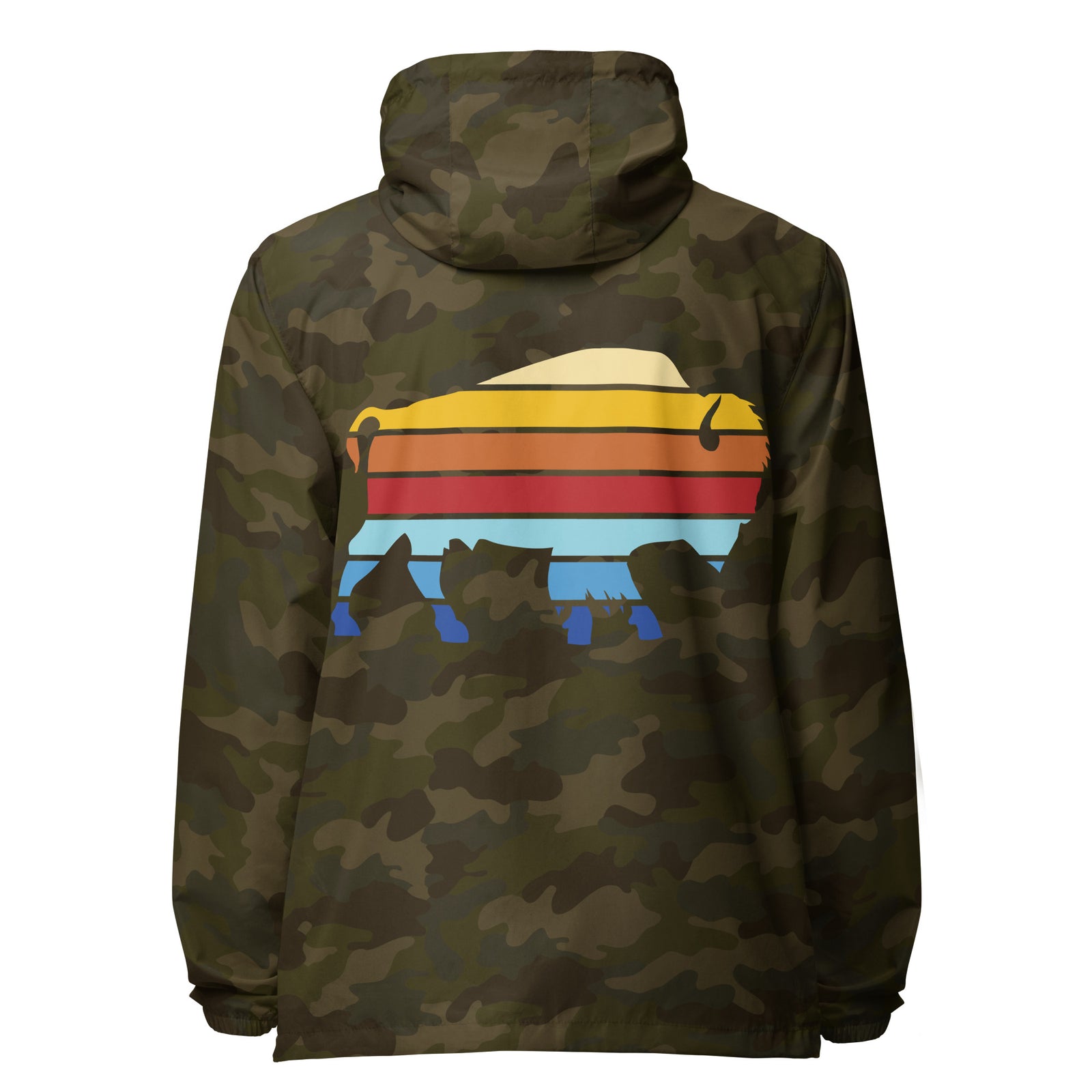 Bison Stack Lightweight Zip Windbreaker