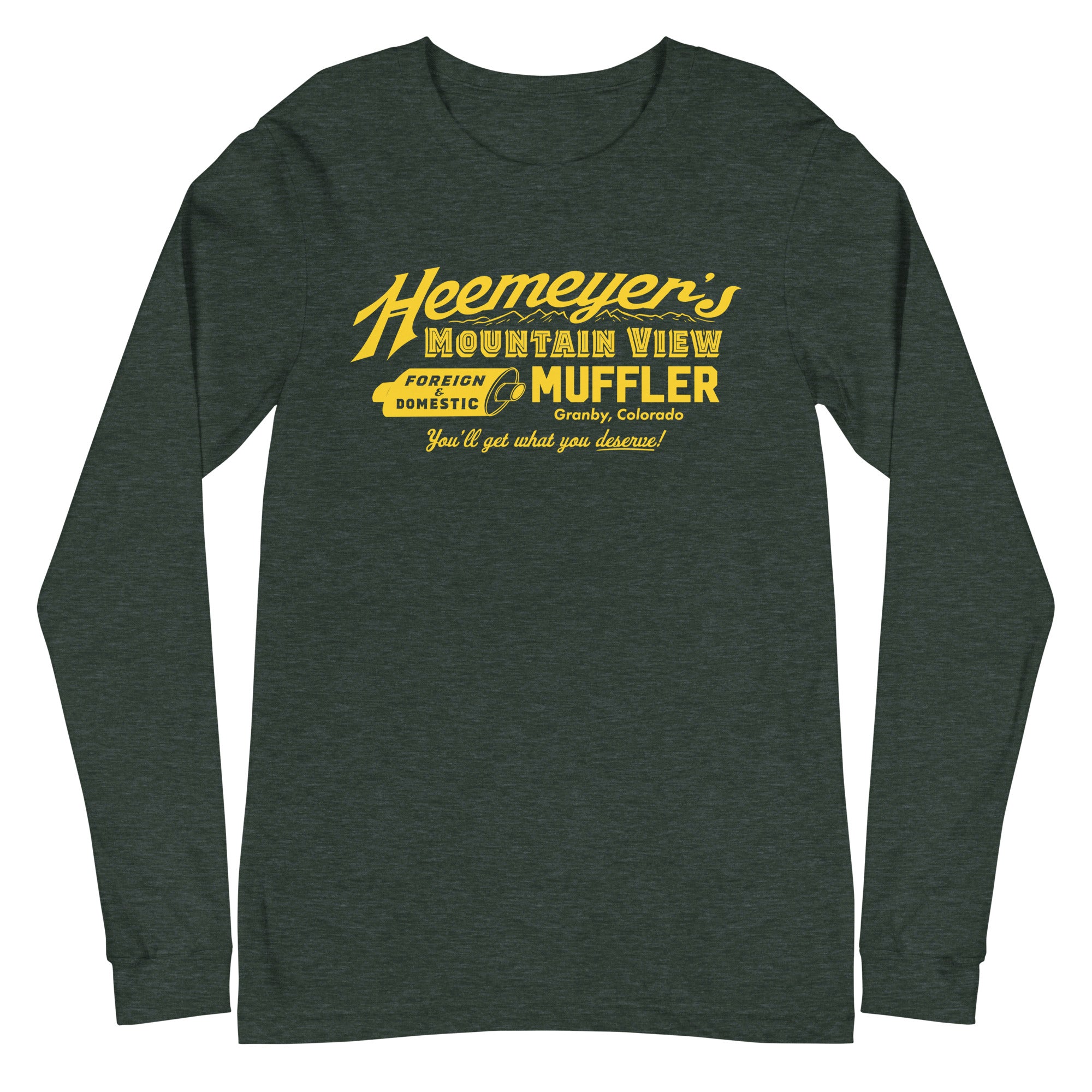Heemeyer's Mountain View Muffler Long Sleeve Tee