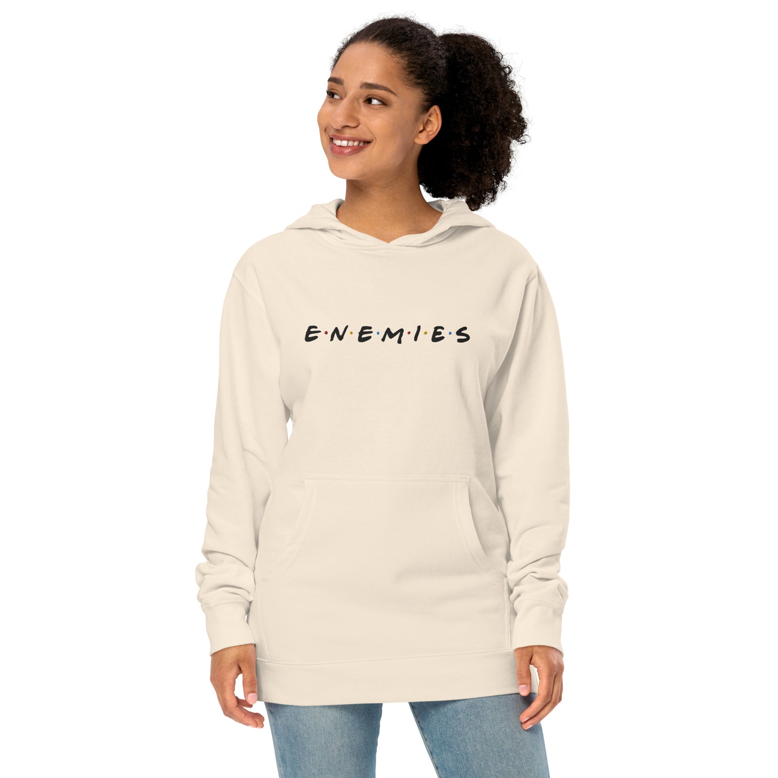 Enemies Sitcom Embroidered Midweight Hoodie