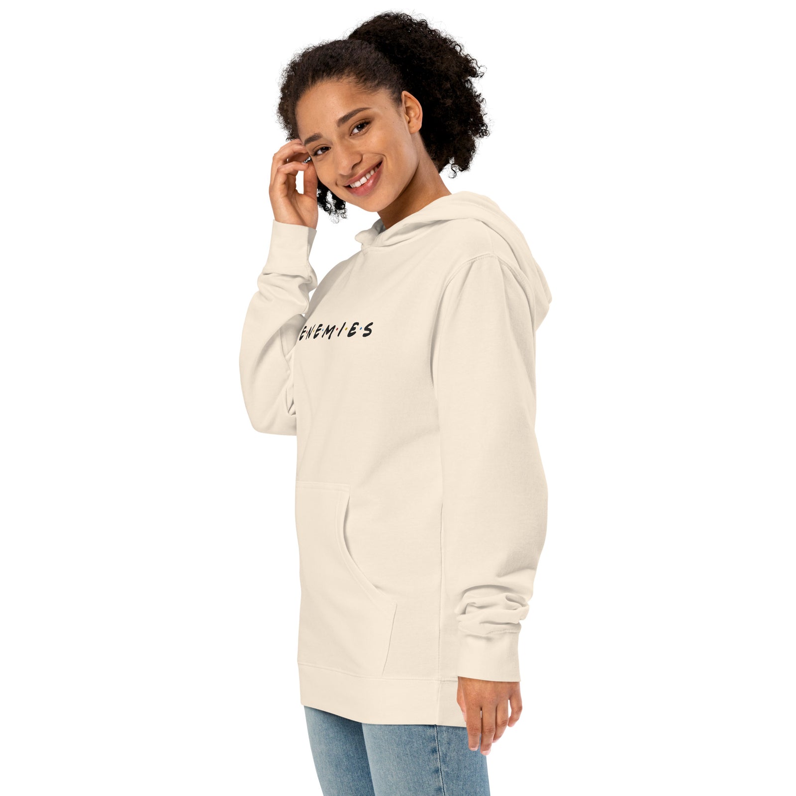 Enemies Sitcom Embroidered Midweight Hoodie