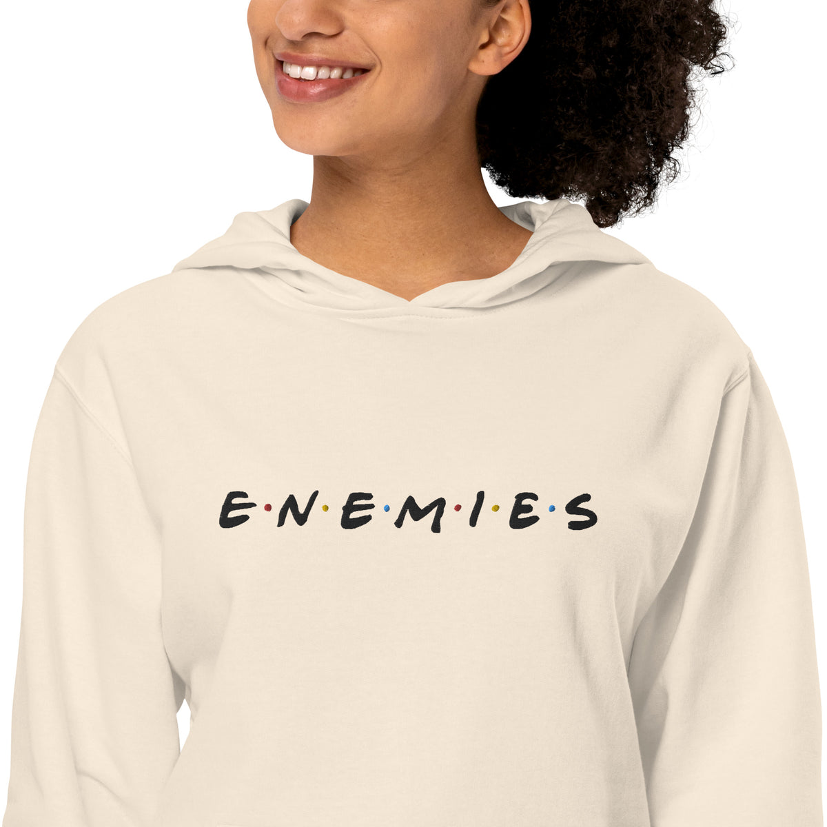 Enemies Sitcom Embroidered Midweight Hoodie