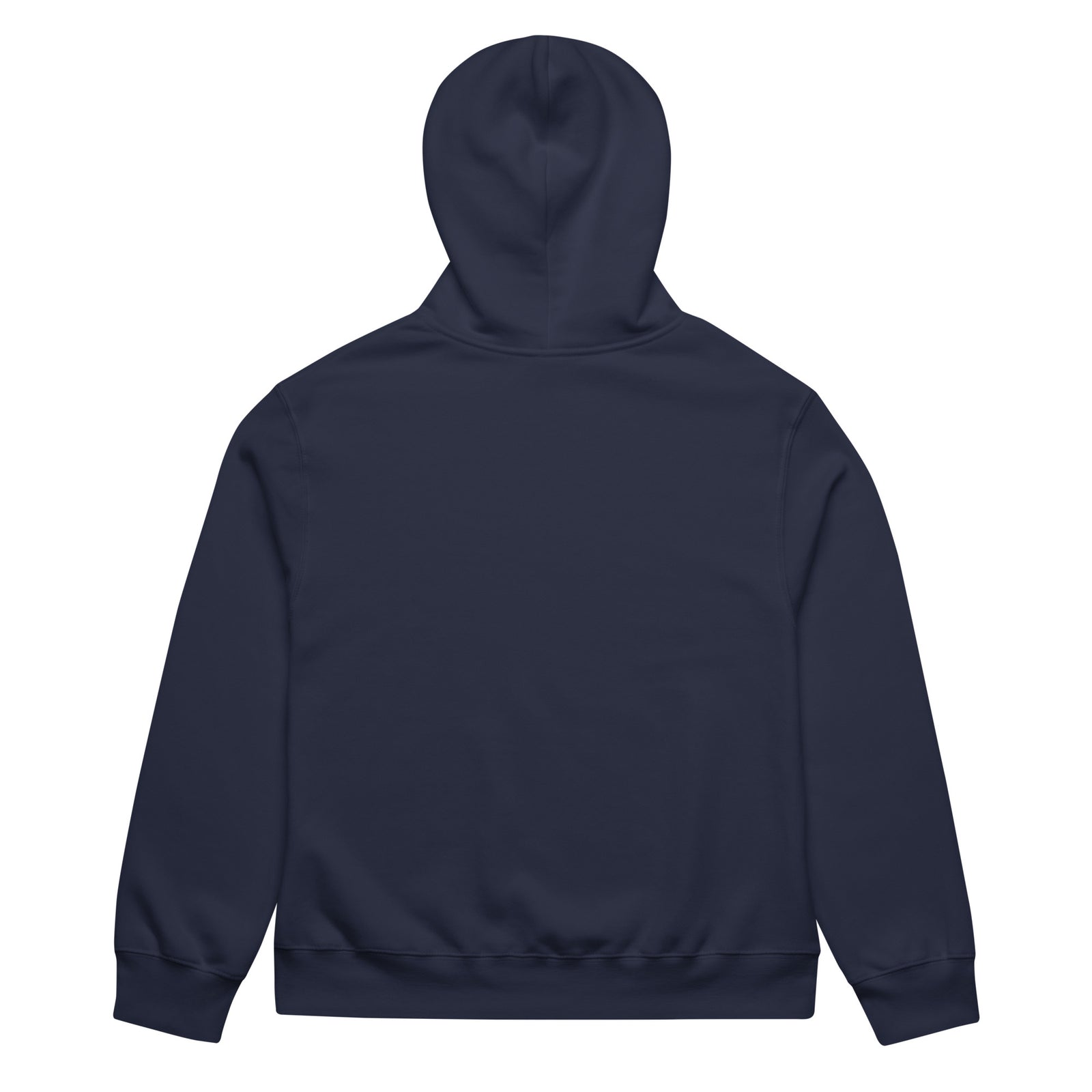 America 250 oversized heavyweight hoodie product mockup showing embroidered 250th anniversary ribbon design