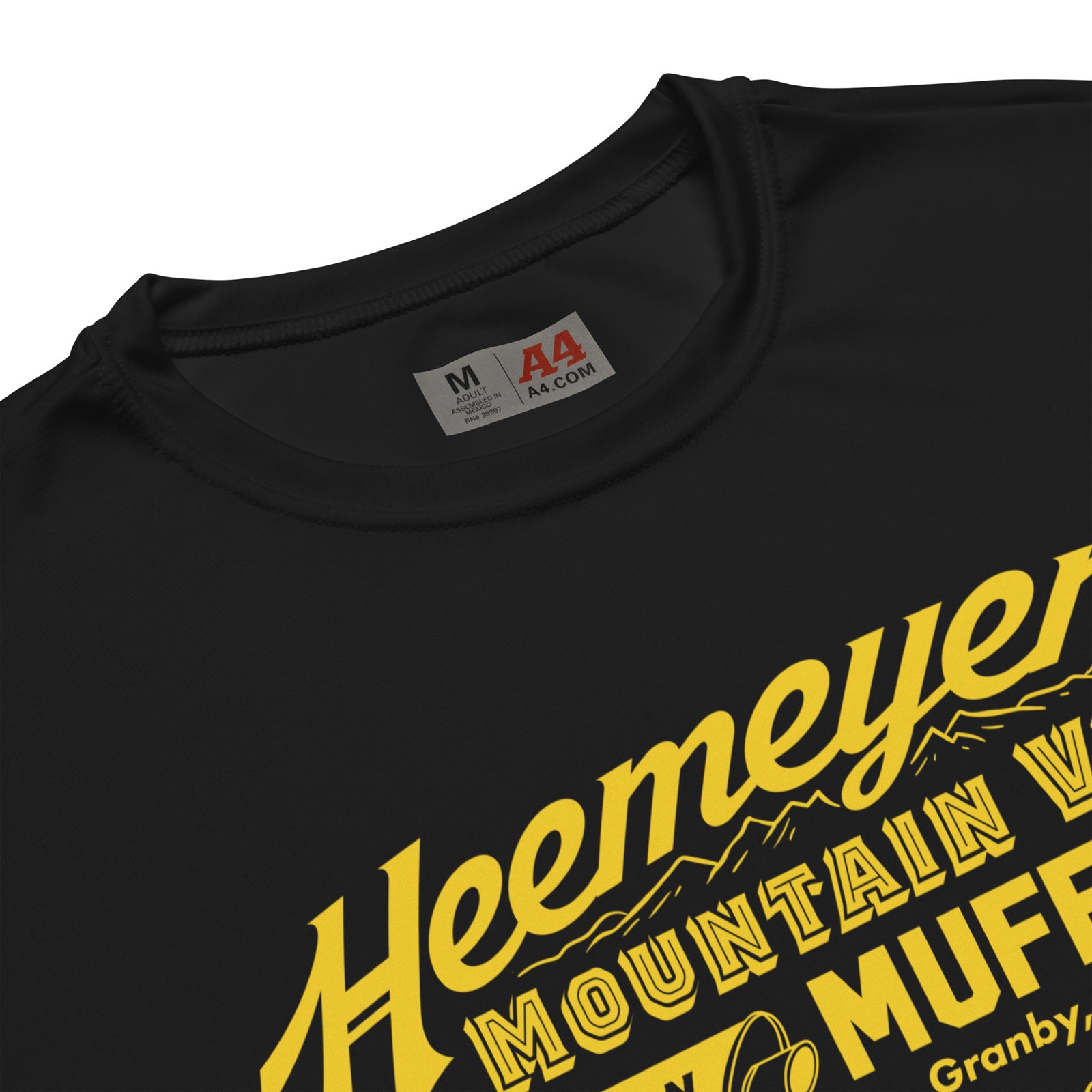 Heemeyer's Mountain View Muffler Performance T-Shirt