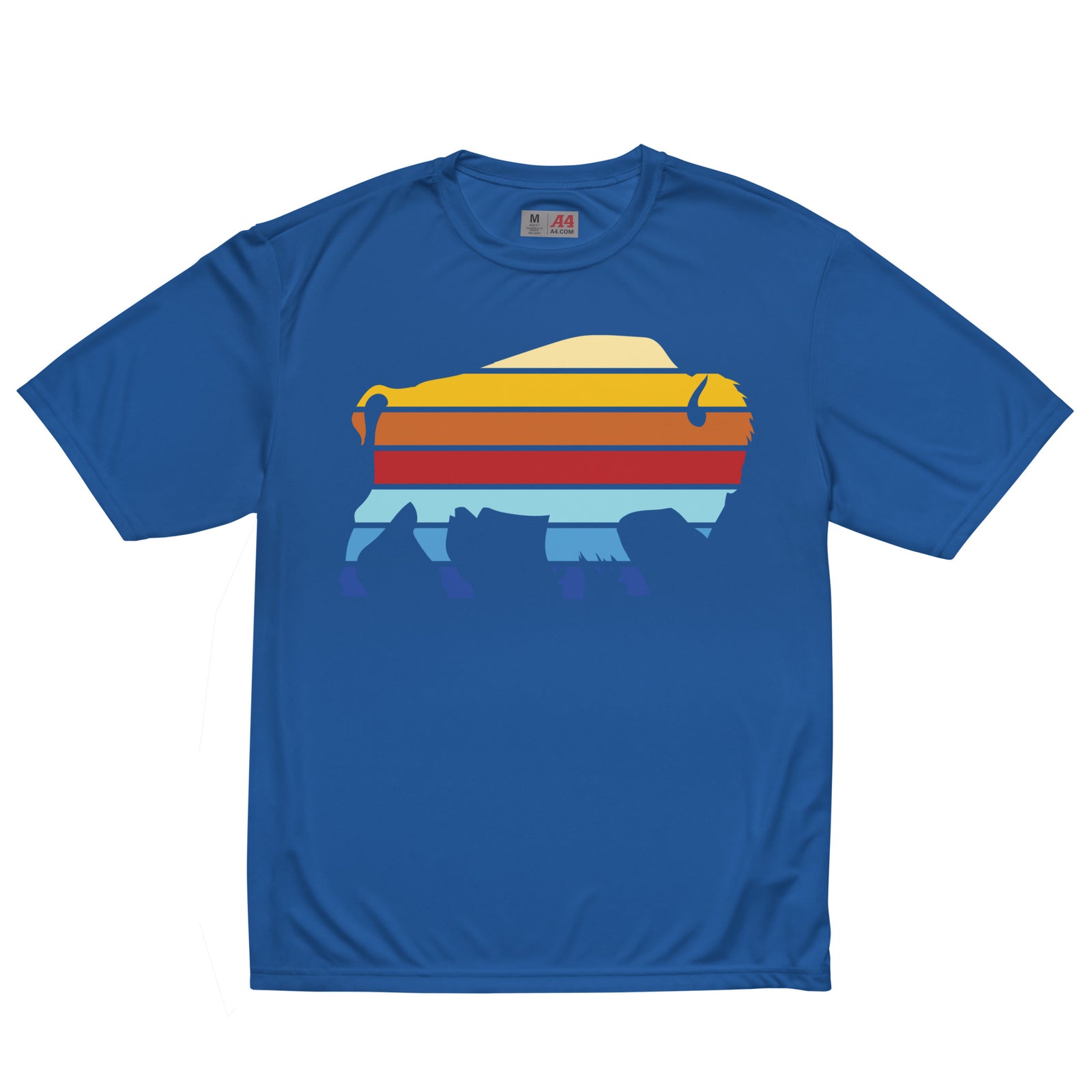 Bull Bison Stack Performance T-Shirt