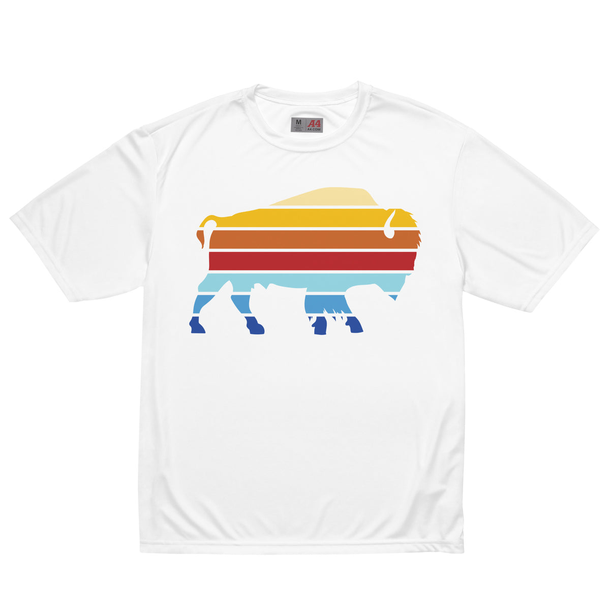 Bull Bison Stack Performance T-Shirt