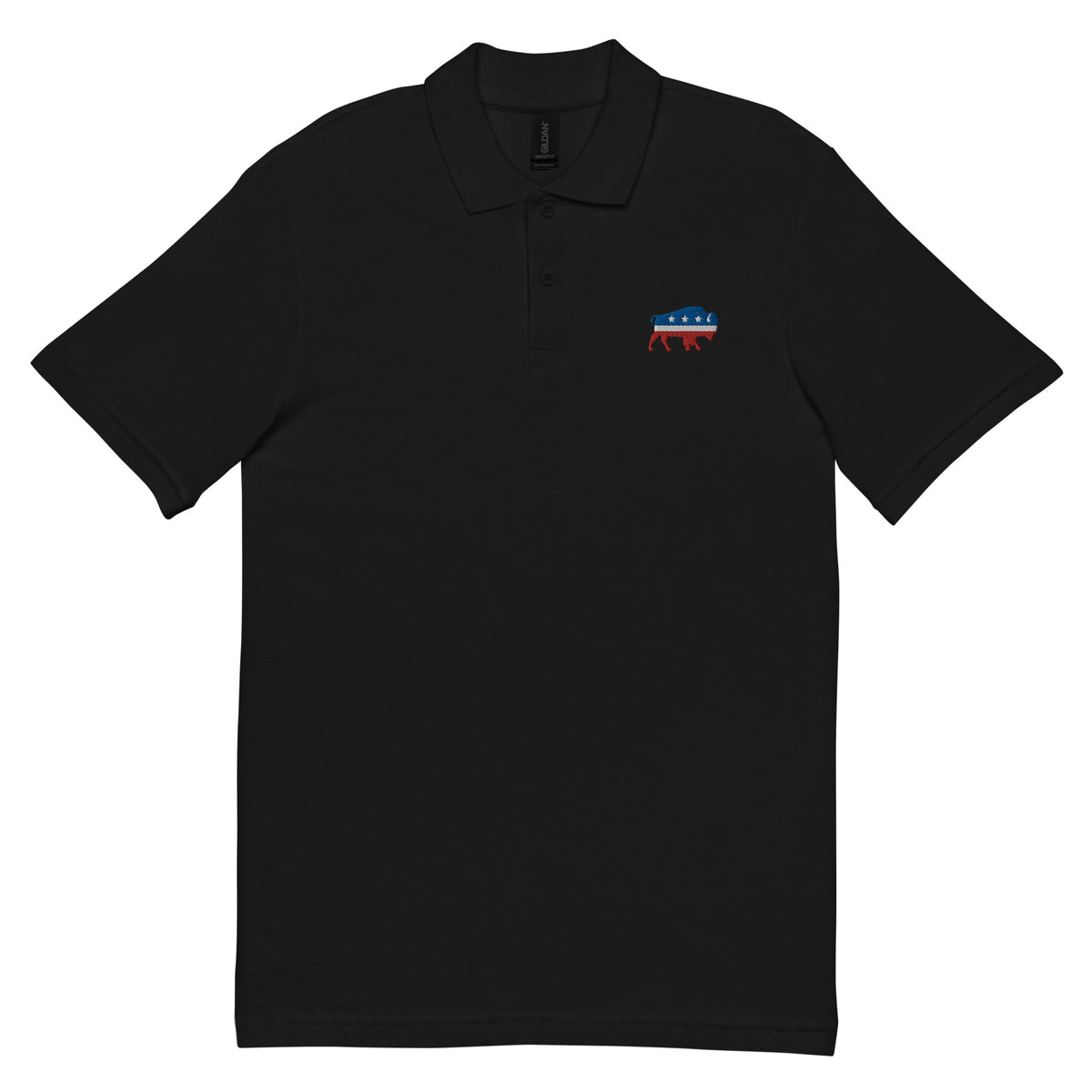 Independent Bison Liberty Maniacs Logo Pique Polo Shirt