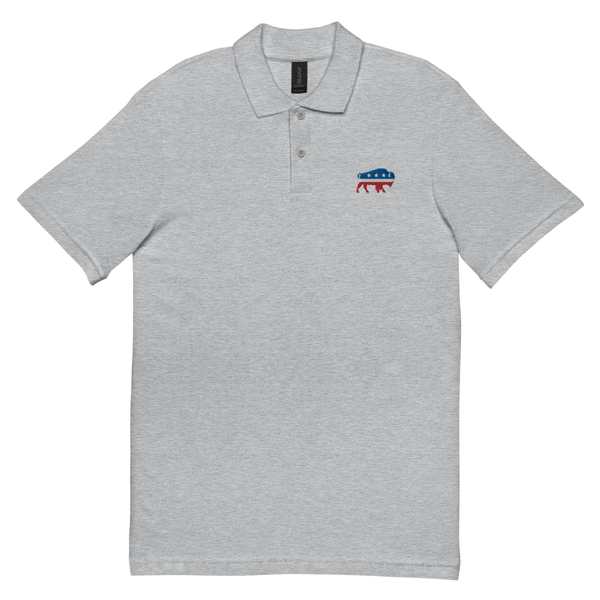 Independent Bison Liberty Maniacs Logo Pique Polo Shirt