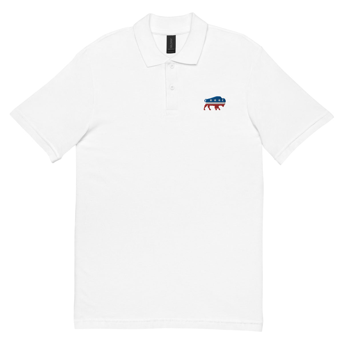 Independent Bison Liberty Maniacs Logo Pique Polo Shirt